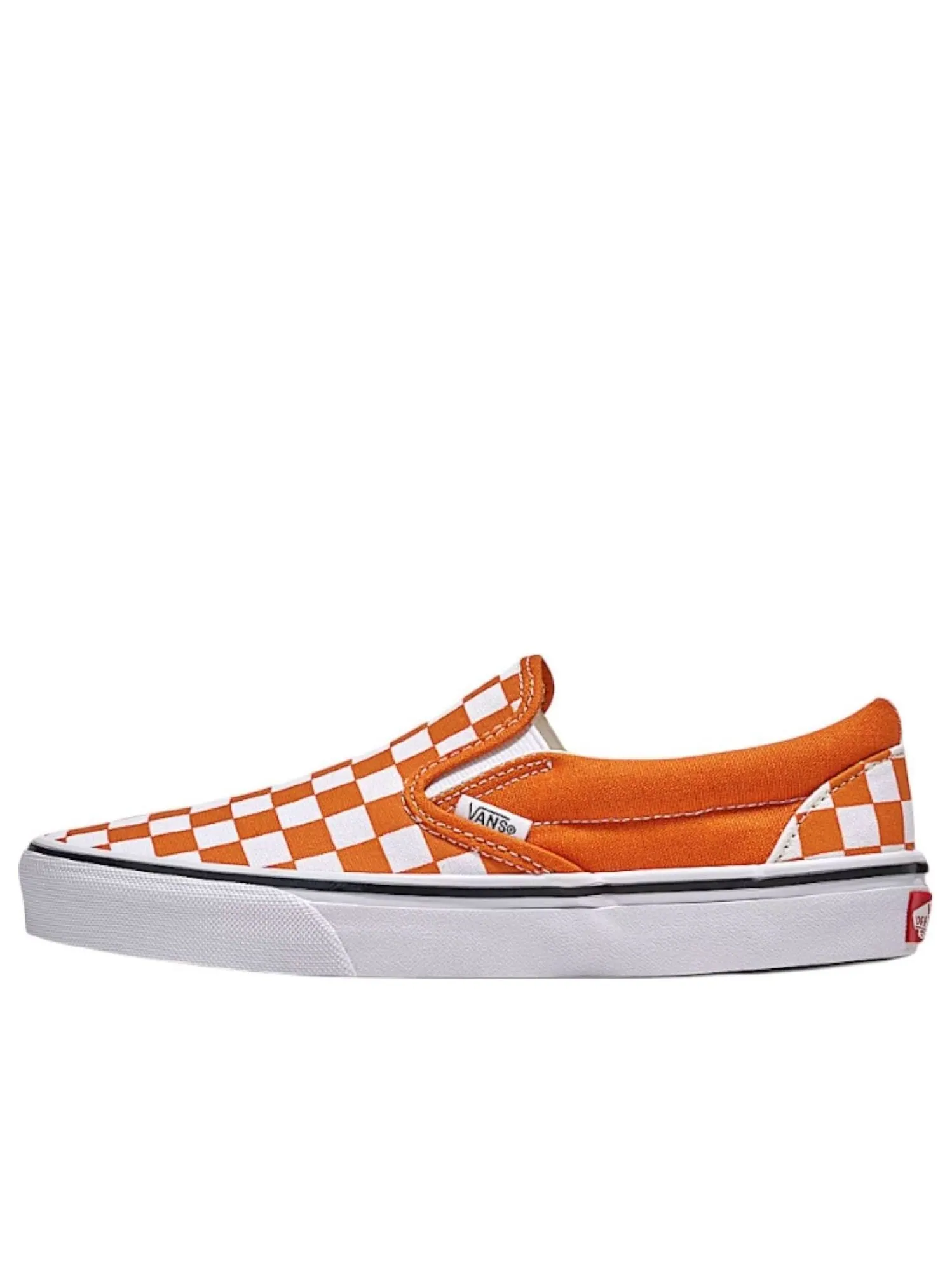 Vans Classic Slip-On Checkerboard 'Marmalade Orange' — изображение 1 из 4, оранжевый/белый