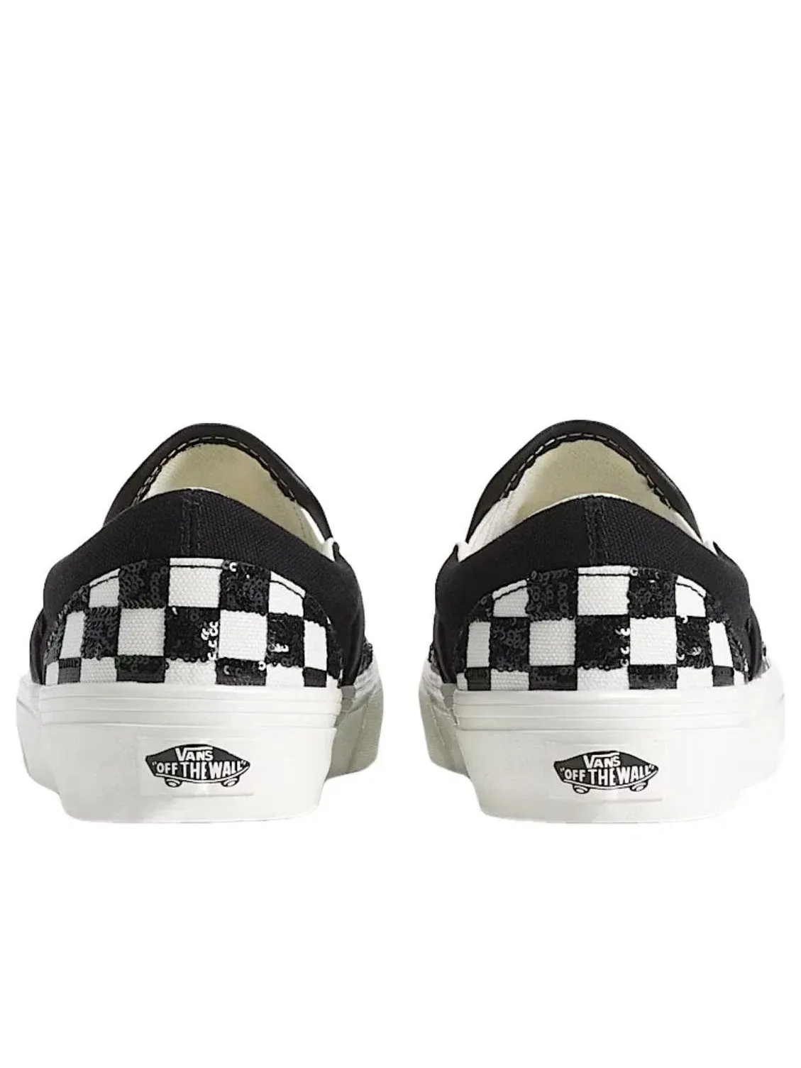 Мужские кеды Slip-On с принтом Vans Classic Slip-On Checkerboard — изображение 3 из 4, белый