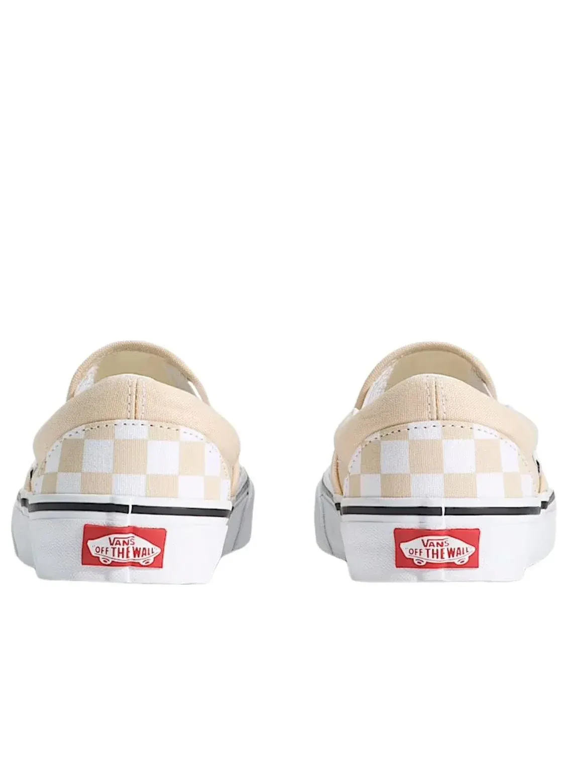 Слипоны Vans Classic Slip-On Checkerboard 'Creme Brule Beige' — изображение 4 из 4, бежевый