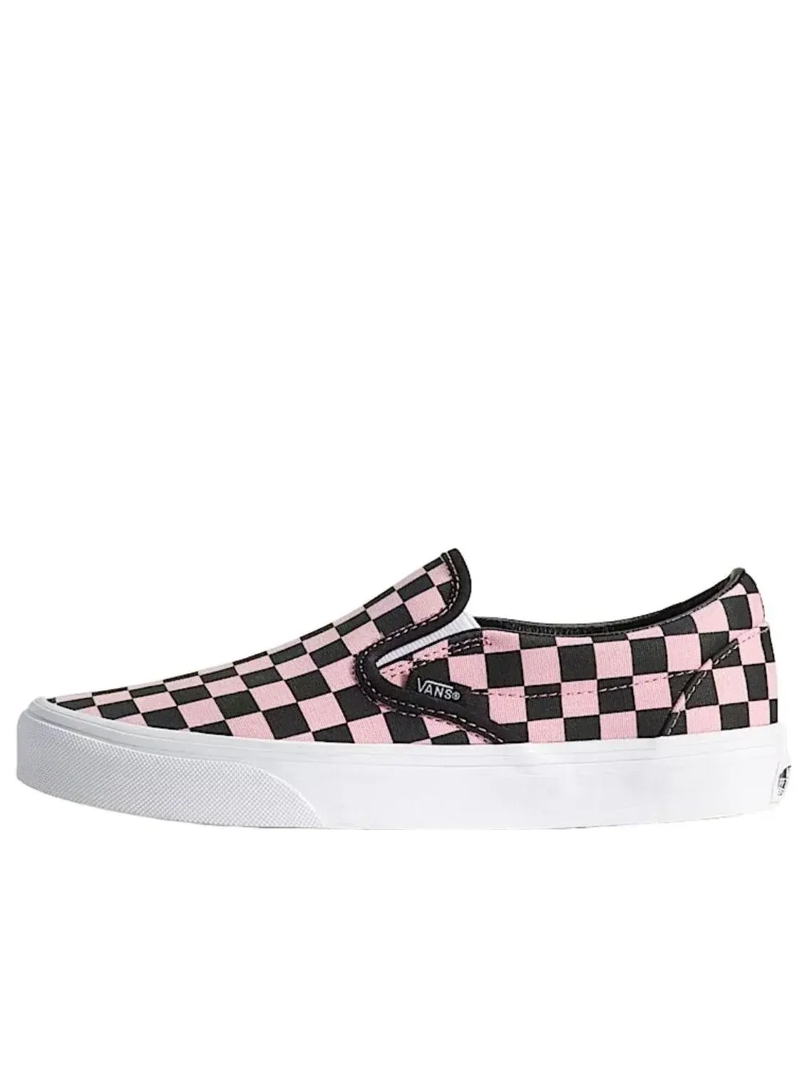 Слипоны Vans Classic Slip-On Checkerboard 'Pink Black' VN000D6YPIB — изображение 1 из 4, розовый