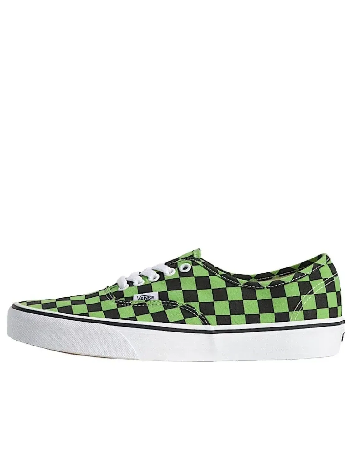 Кроссовки Vans Authentic Checkerboard 'Green Black' VN000D7Y203 — изображение 1 из 4, зеленый