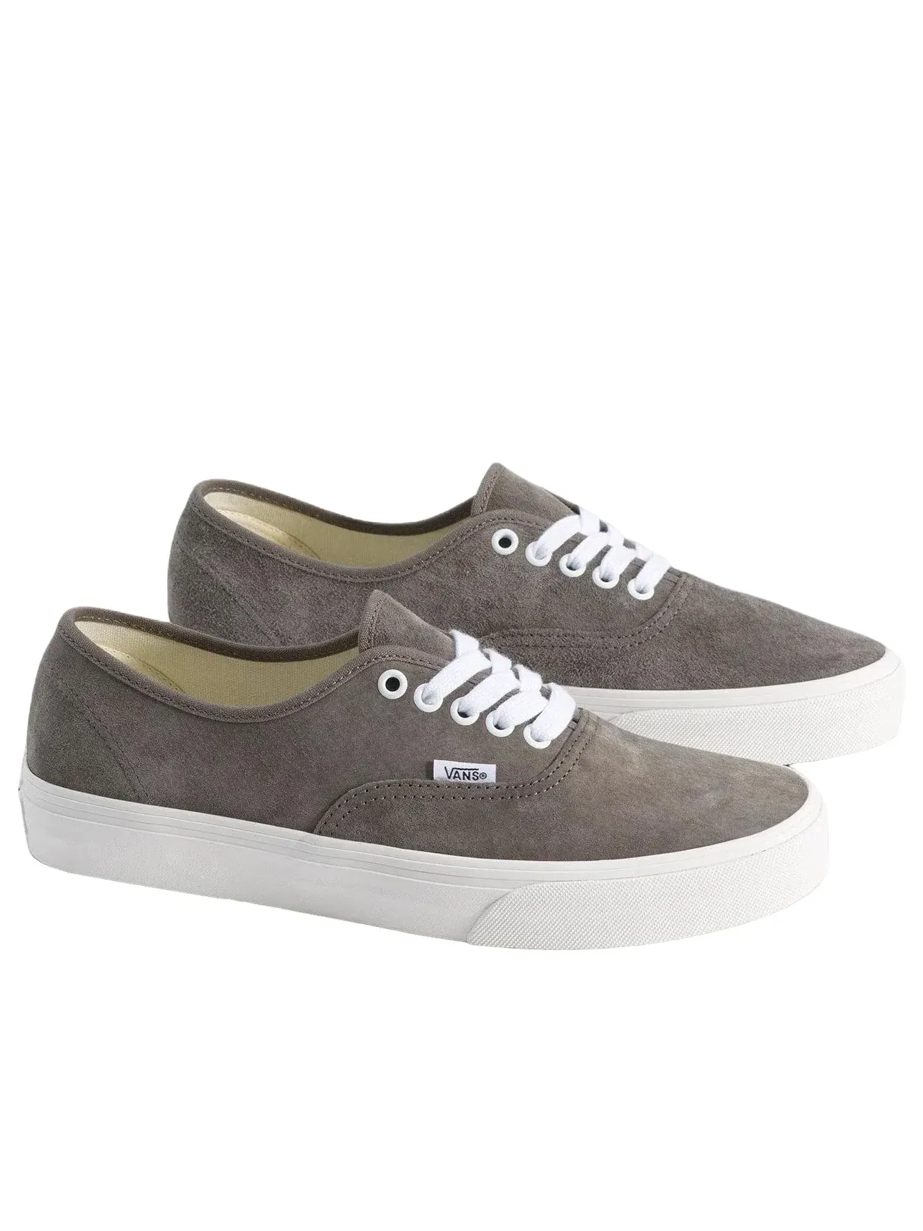 Мужские кеды на шнуровке из замши Vans Authentic — изображение 2 из 4, коричневый