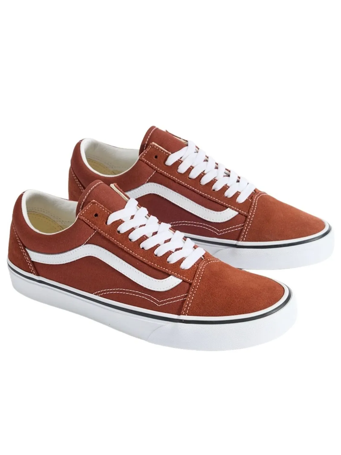 Vans Color Theory Old Skool 'Reddish Brown' — изображение 2 из 5, коричневый/белый