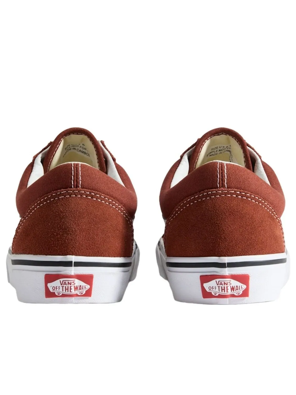 Vans Color Theory Old Skool 'Reddish Brown' — изображение 4 из 5, коричневый/белый