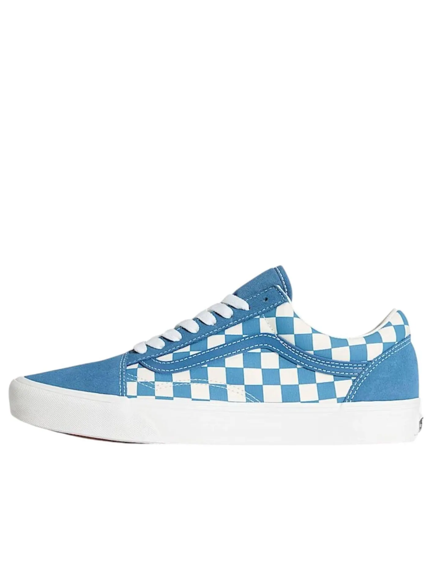 Vans Old Skool 'Checkerboard Navy Blue' — изображение 1 из 5, темно-синий синий