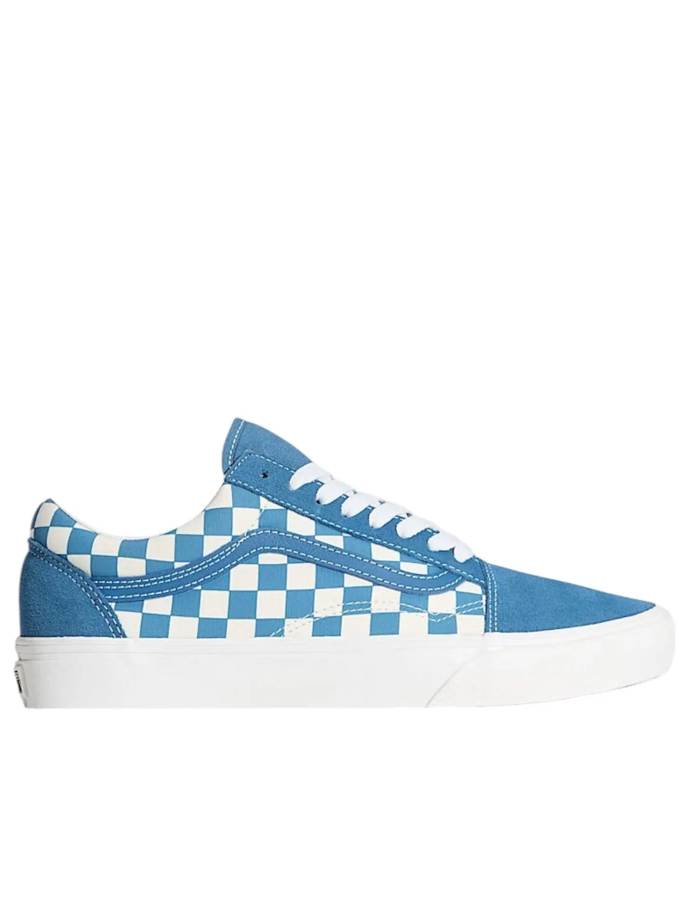 Vans Old Skool 'Checkerboard Navy Blue' — изображение 5 из 5, темно-синий синий