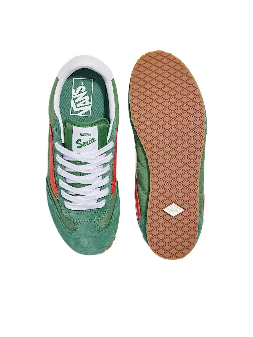 Кроссовки Vans Super Low Pro 'Green Red' — изображение 3 из 4, зеленый