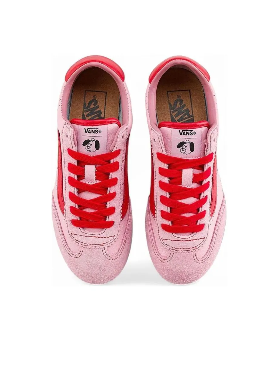 Кроссовки Vans x Rirroo Super LowPro 'Pink Red' — изображение 3 из 5, розовый