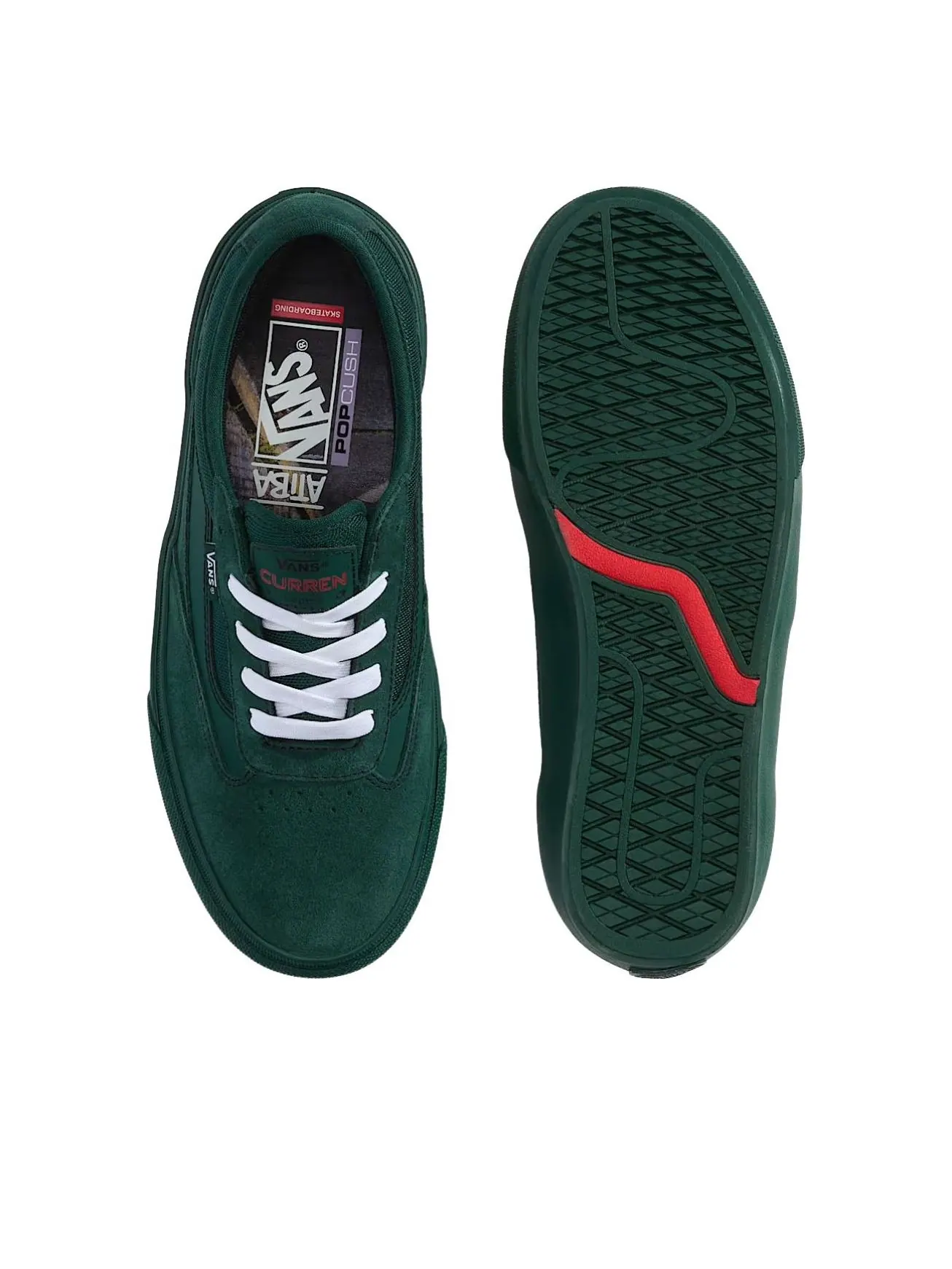 Vans Curren 'Atiba Jefferson Emerald Green' — изображение 3 из 4, зеленый
