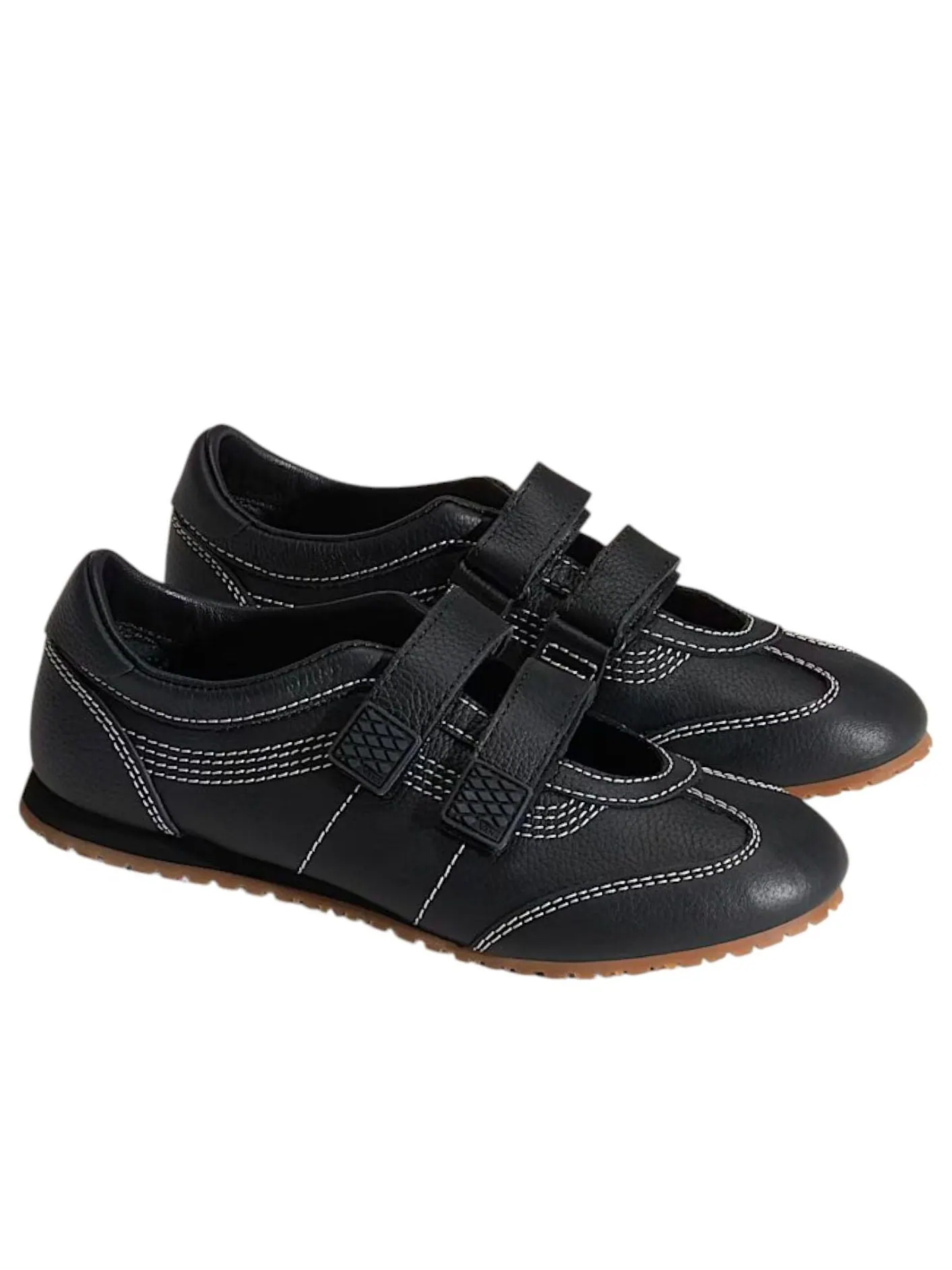 Кроссовки (WMNS) Vans Premium Mary Jane Super Lowpro 'Black' — изображение 2 из 5, черный