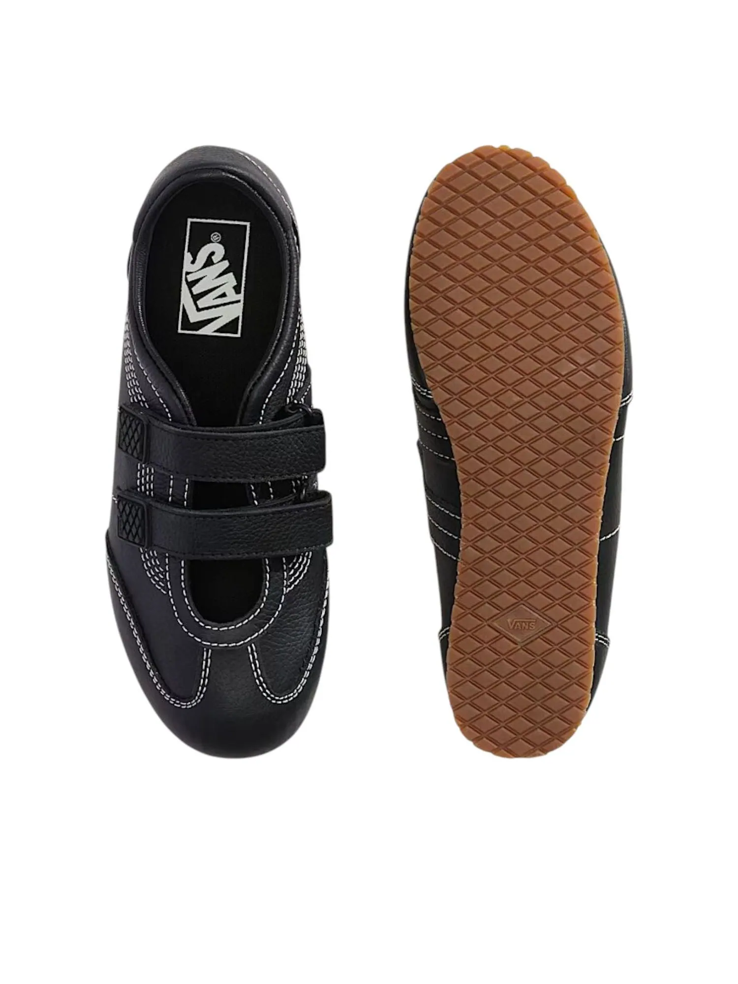 Кроссовки (WMNS) Vans Premium Mary Jane Super Lowpro 'Black' — изображение 3 из 5, черный