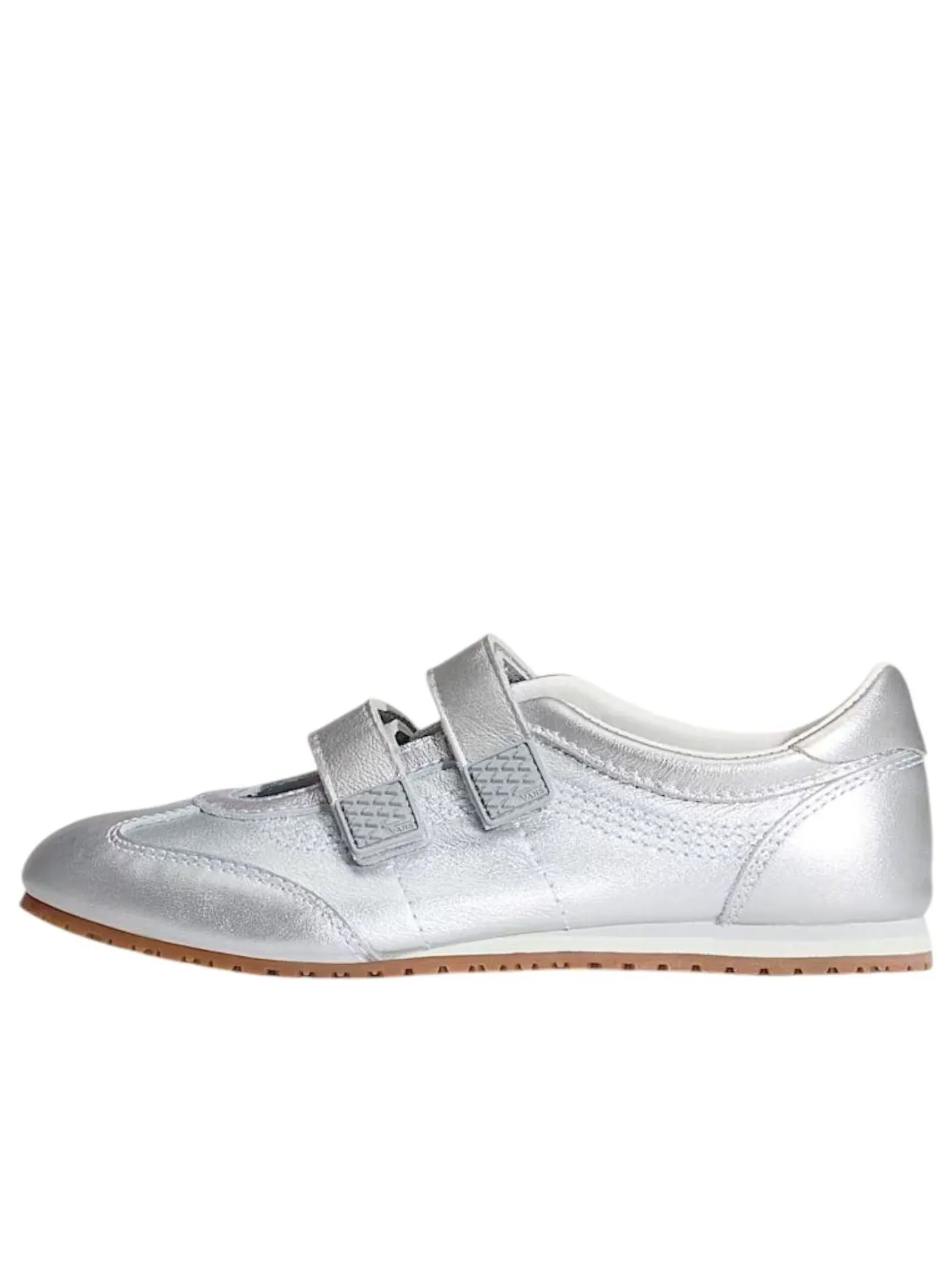 Кроссовки (WMNS) Vans Premium Mary Jane Super Lowpro 'Silver Grey' — изображение 1 из 5, серебряный