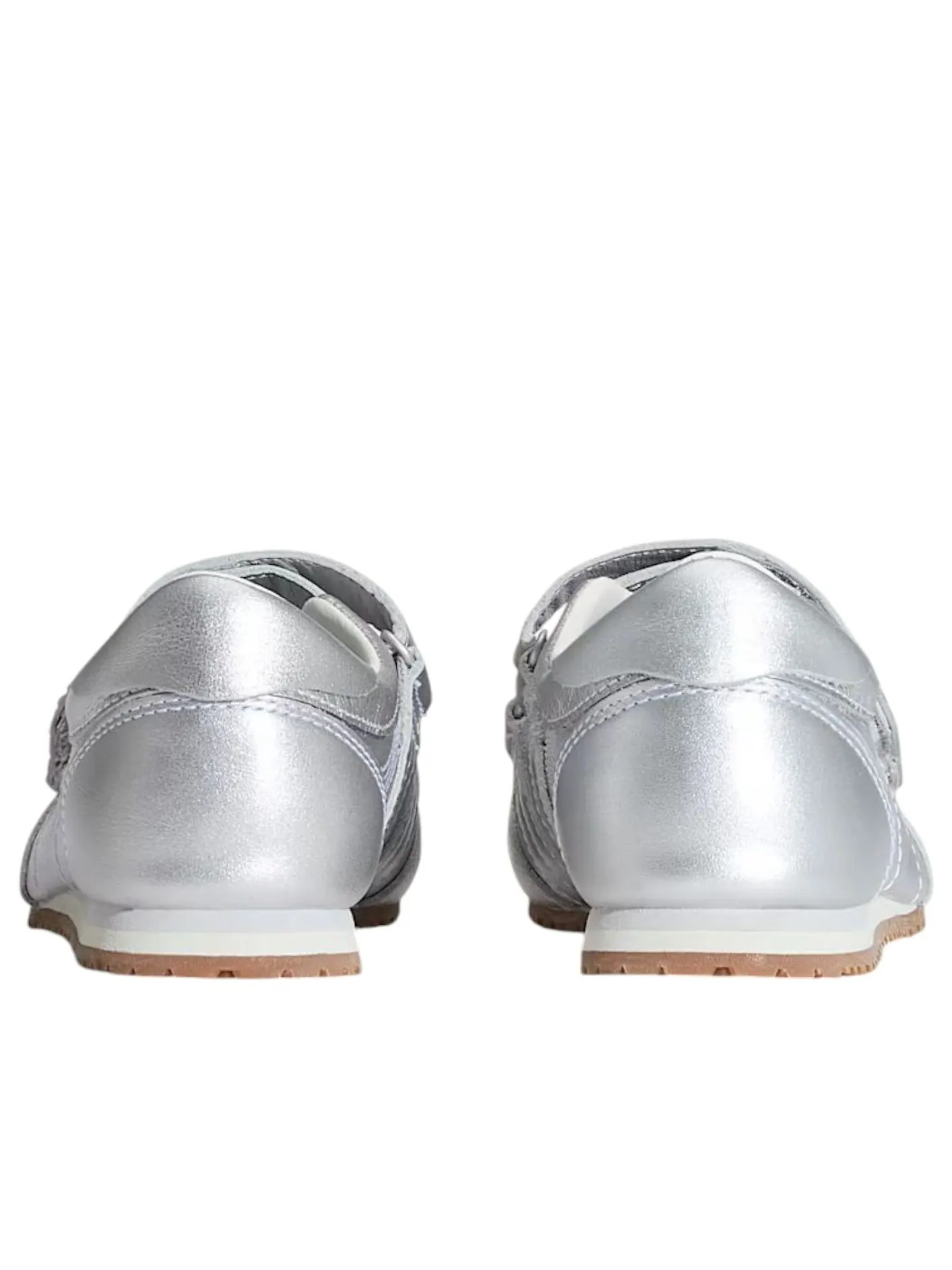 Кроссовки (WMNS) Vans Premium Mary Jane Super Lowpro 'Silver Grey' — изображение 5 из 5, серебряный