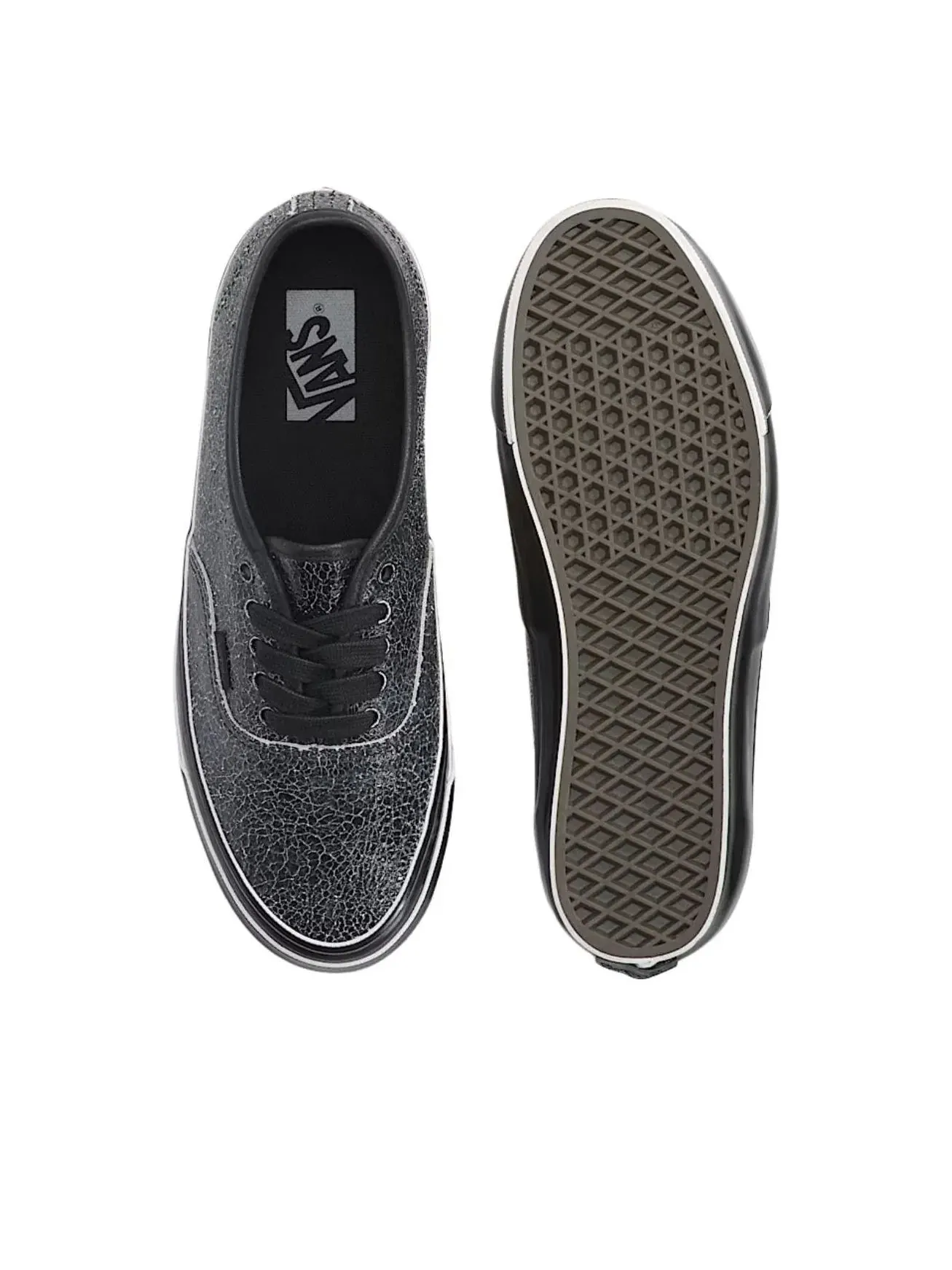 Кеды Vans Premium Authentic 'Overpaint Black' VN000D9NBKA — изображение 3 из 4, черный