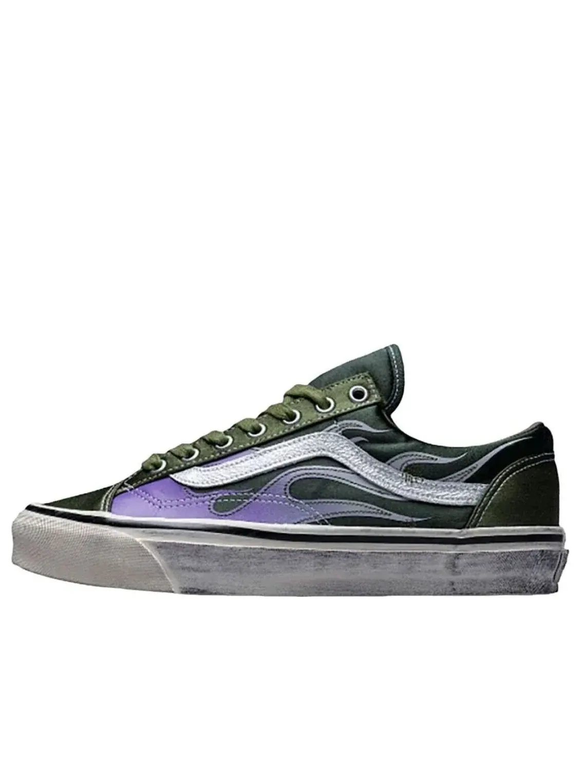 Кроссовки Vans Old Skool LX 'Archive Flame Green Purple' — изображение 1 из 1, зеленый