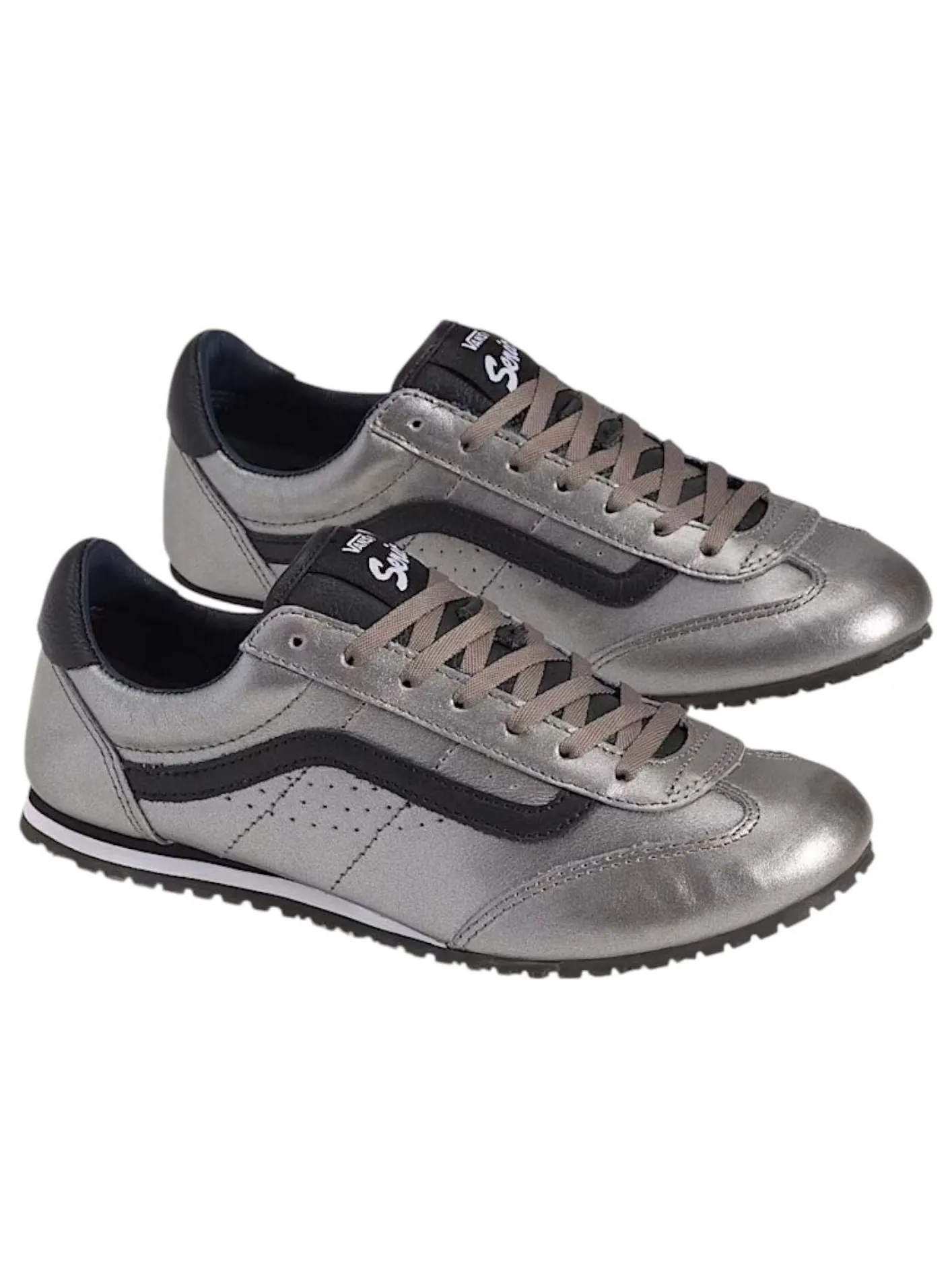 Кроссовки Vans Premium Super Lowpro 'Gun Metal Gray' — изображение 2 из 4, серый