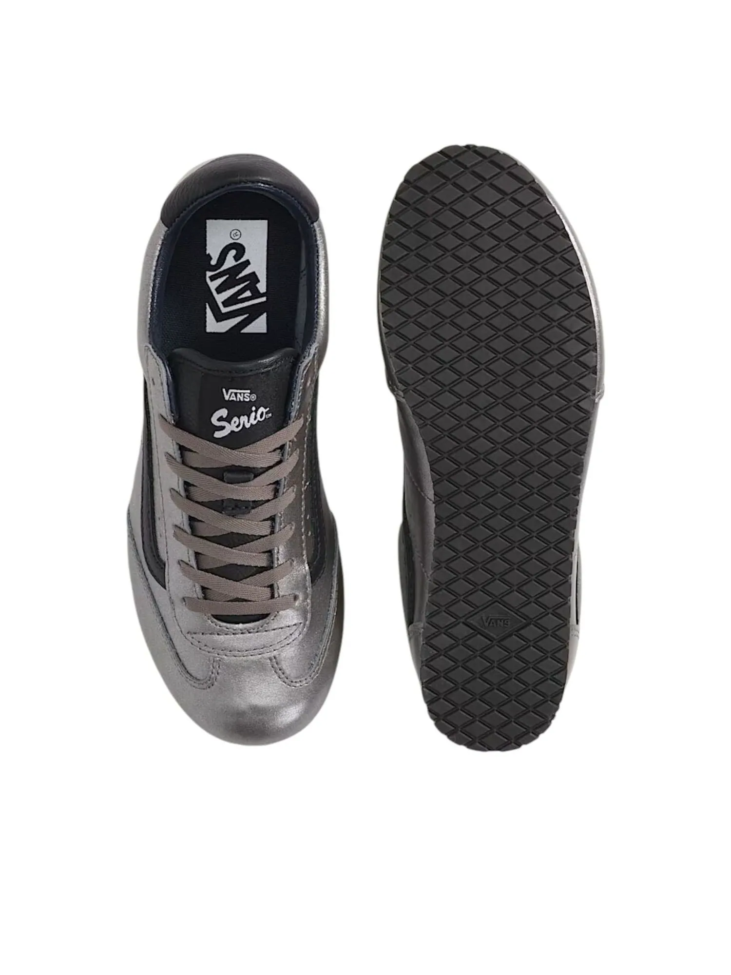 Кроссовки Vans Premium Super Lowpro 'Gun Metal Gray' — изображение 3 из 4, серый