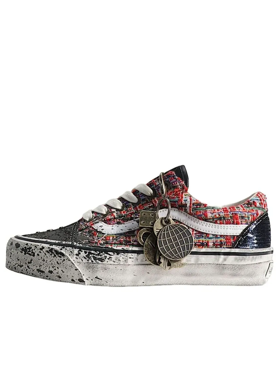 Кроссовки Vans Premium Old Skool 'Red Black' — изображение 1 из 5, красный