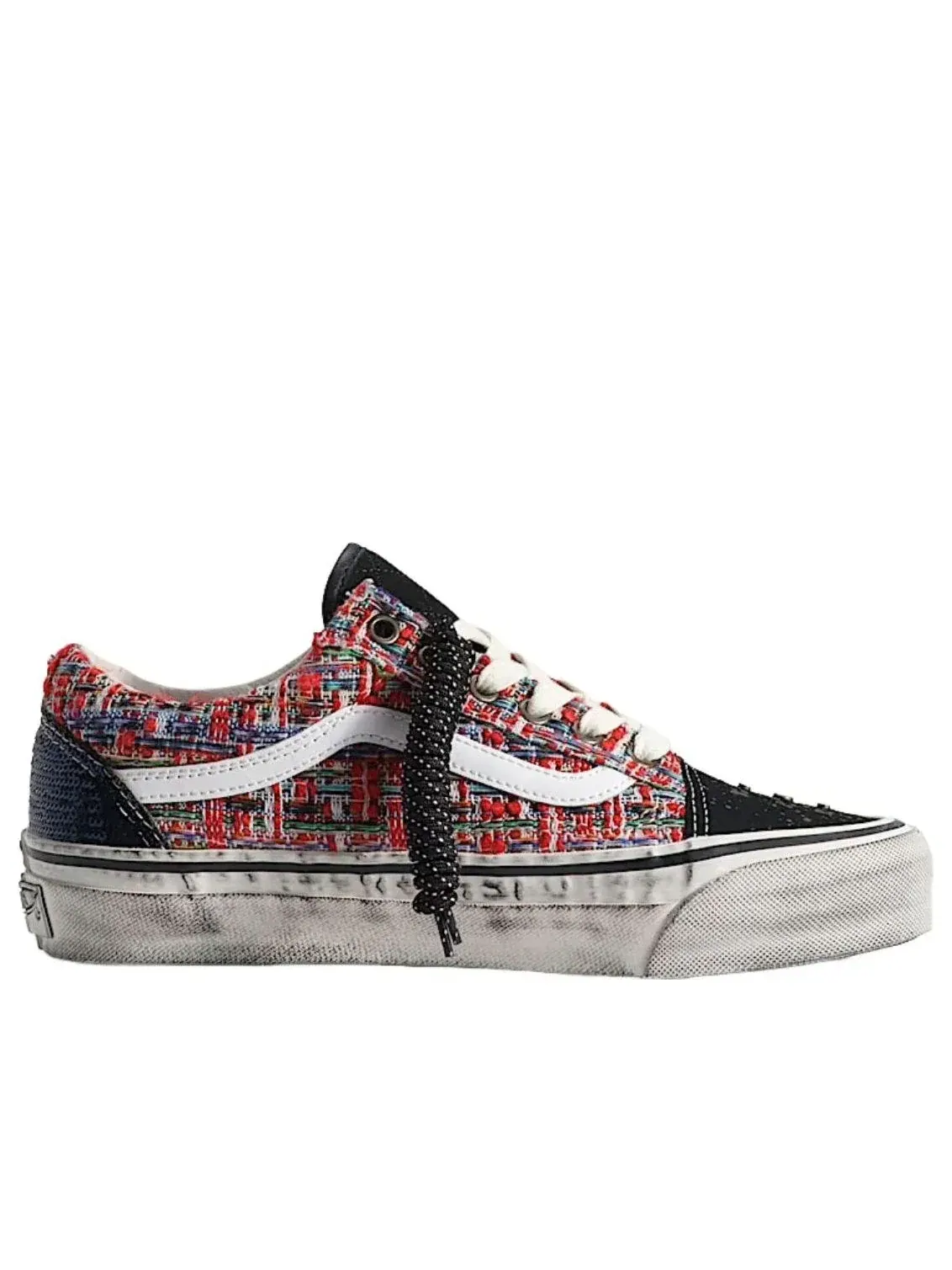 Кроссовки Vans Premium Old Skool 'Red Black' — изображение 5 из 5, красный
