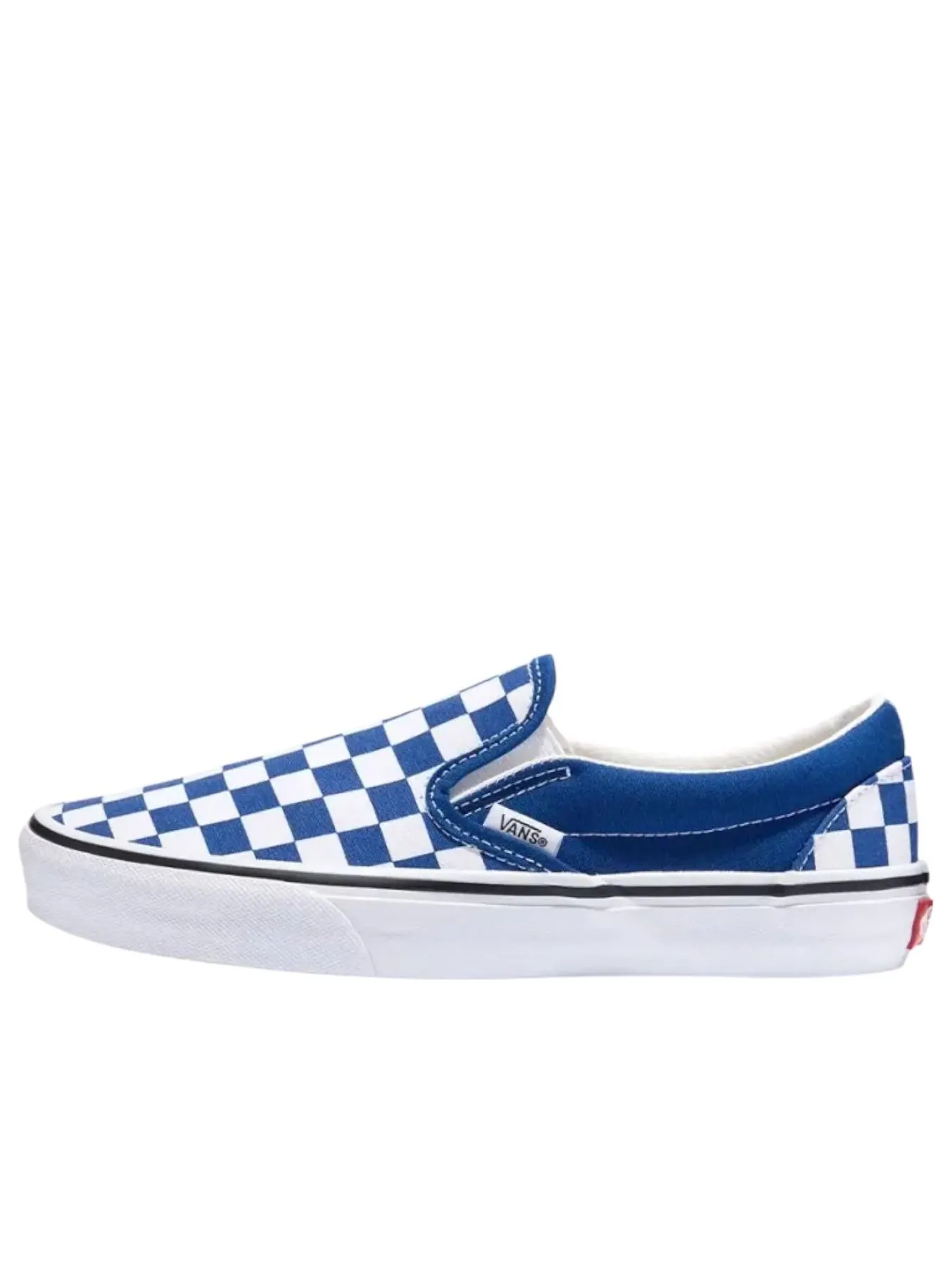 Vans Classic Slip-On Checkerboard 'Blue White' — изображение 1 из 3, синий/белый