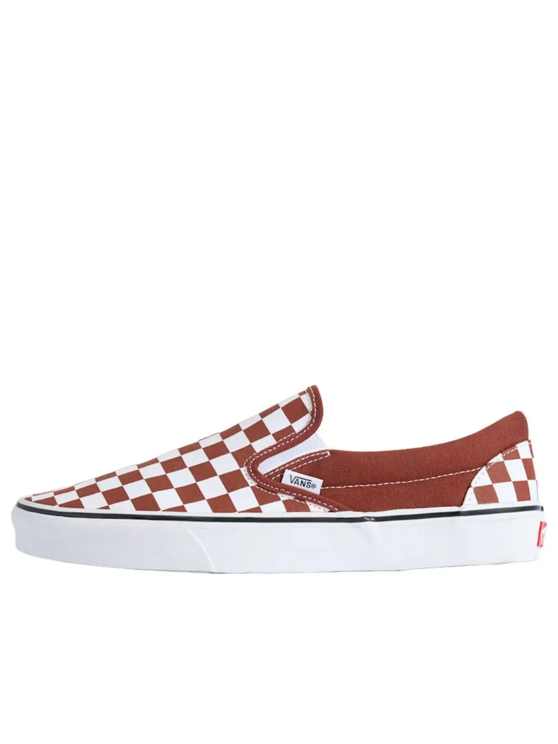 Vans Color Theory Classic Slip-On 'Reddish Brown' — изображение 1 из 5, коричневый/белый