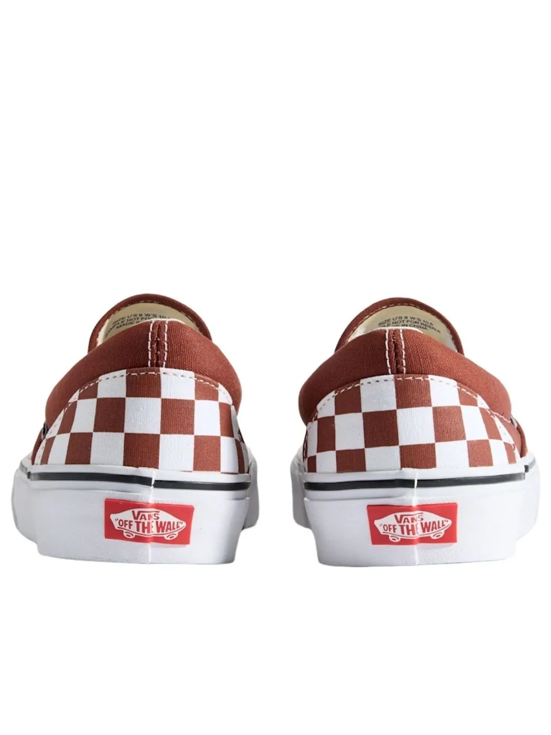 Vans Color Theory Classic Slip-On 'Reddish Brown' — изображение 4 из 5, коричневый/белый
