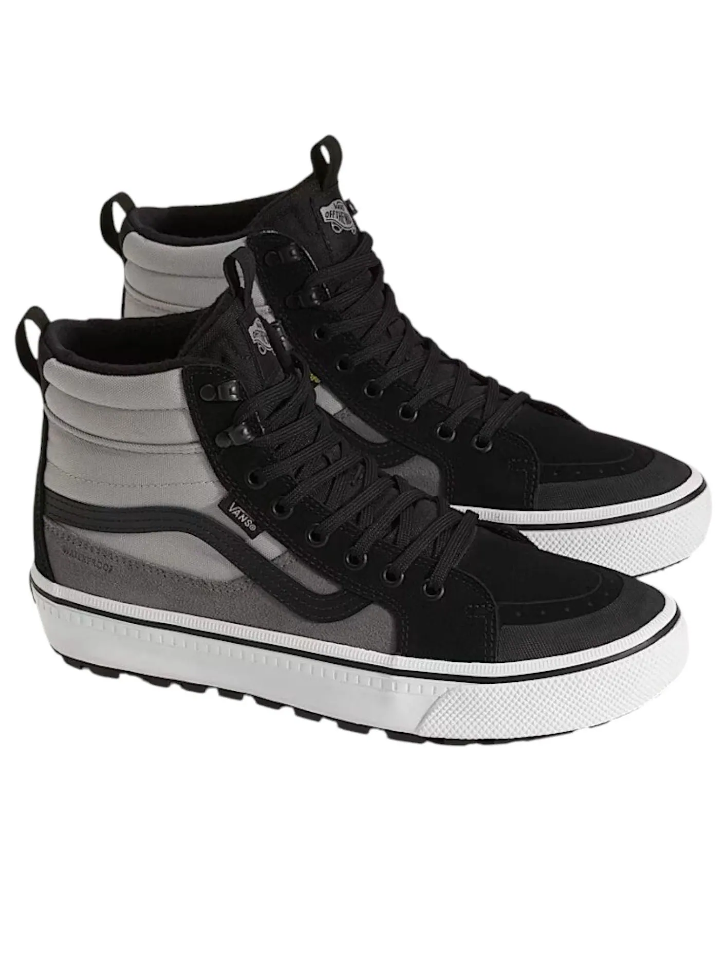 Водонепроницаемые утепленные кеды Vans Sk8-Hi 'Grey Black' — изображение 2 из 4, зеленый/черный