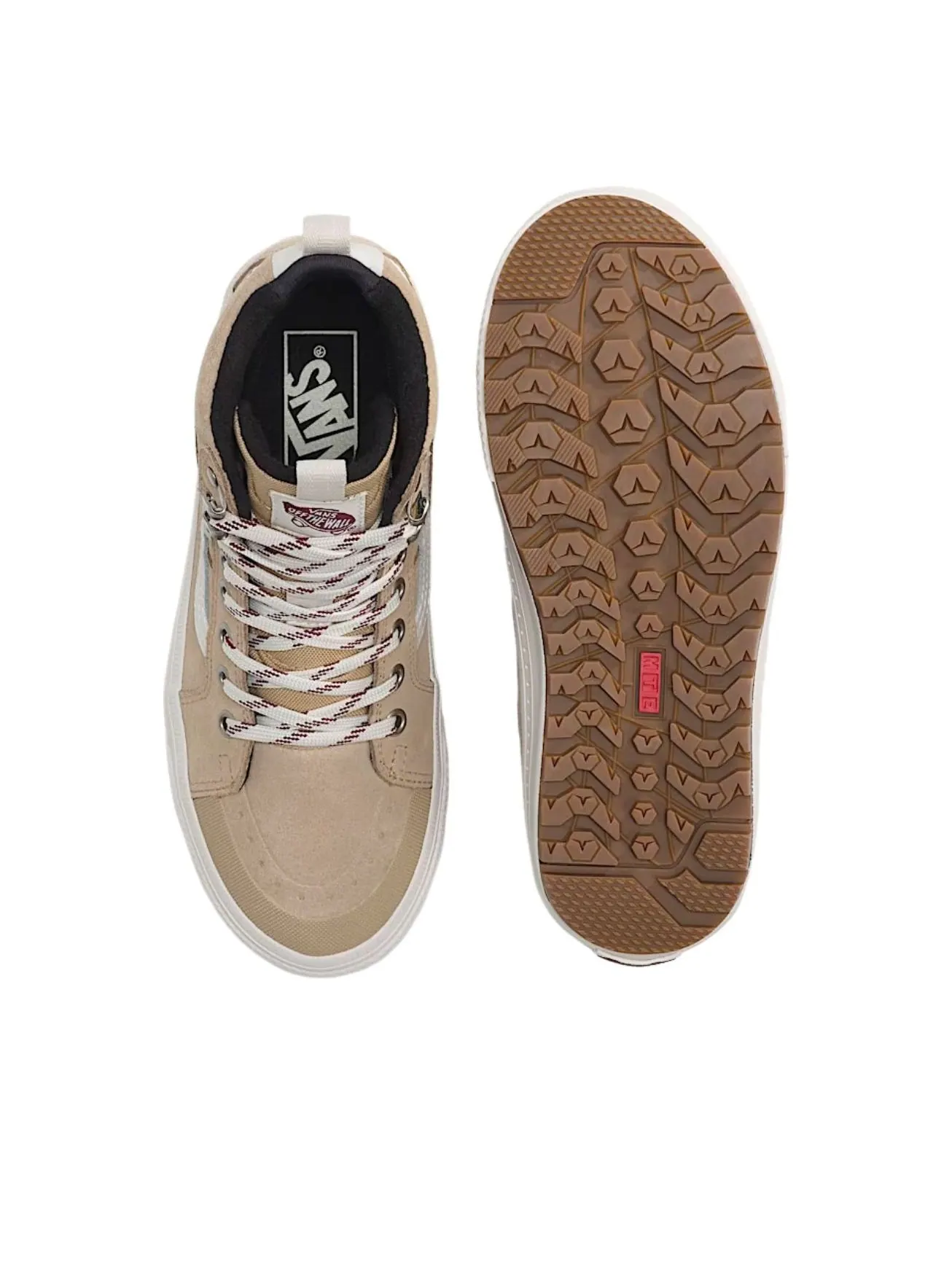 Vans Sk8-Hi Waterproof 'Brown White' — изображение 3 из 4, коричневый/белый