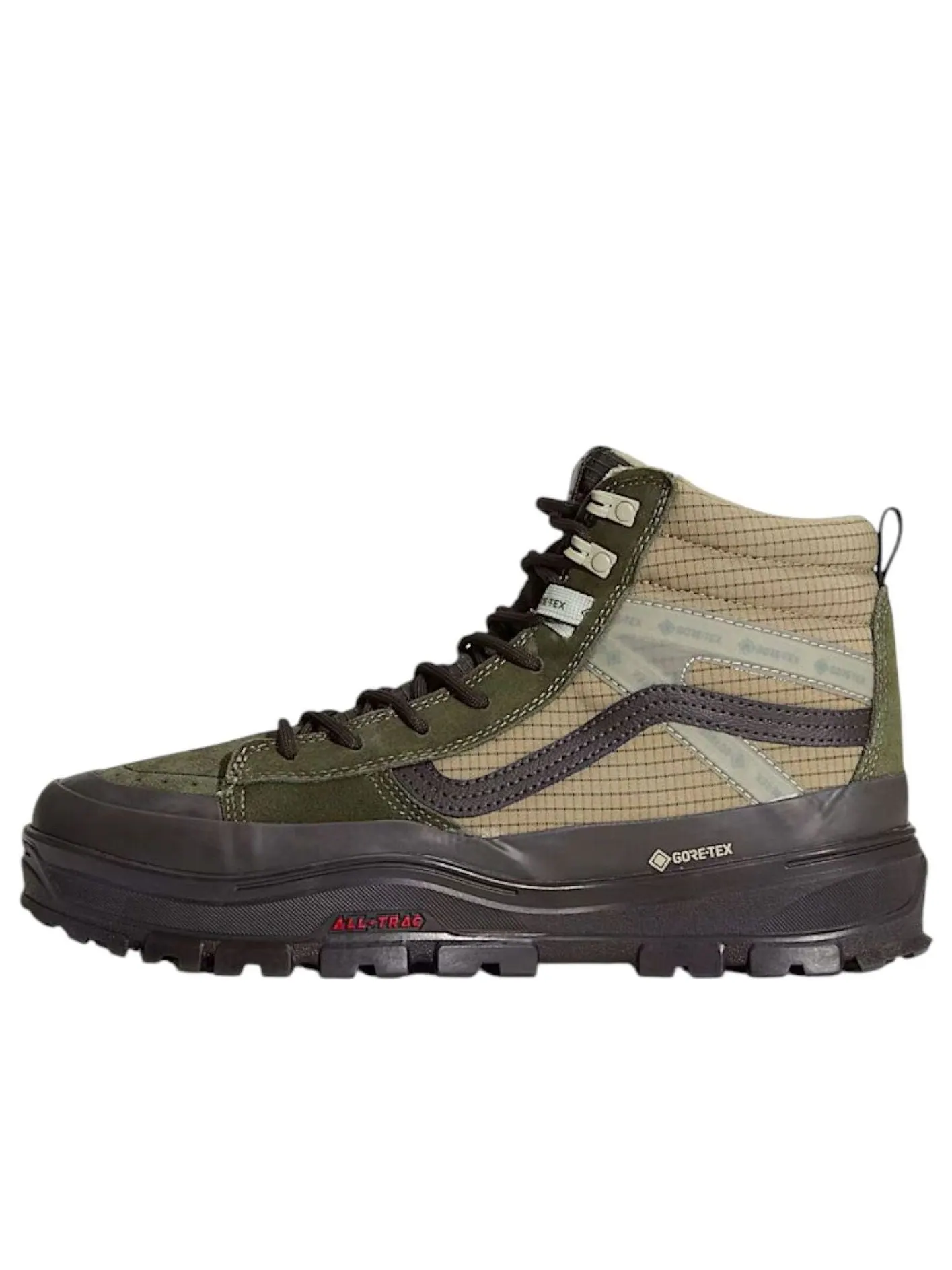 Кроссовки Vans Sk8-Hi GORE-TEX Insulated 'Dark Green Dark Brown' — изображение 1 из 5, зеленый