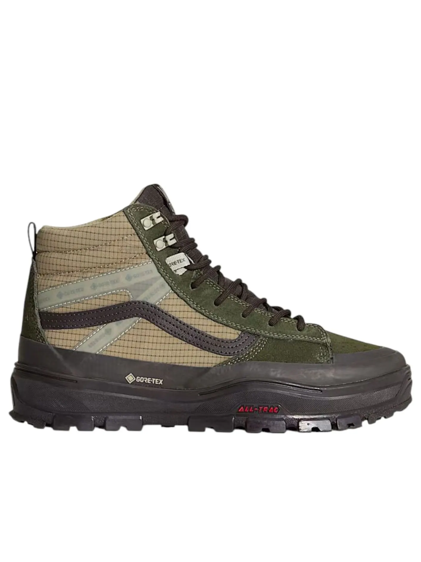 Кроссовки Vans Sk8-Hi GORE-TEX Insulated 'Dark Green Dark Brown' — изображение 5 из 5, зеленый