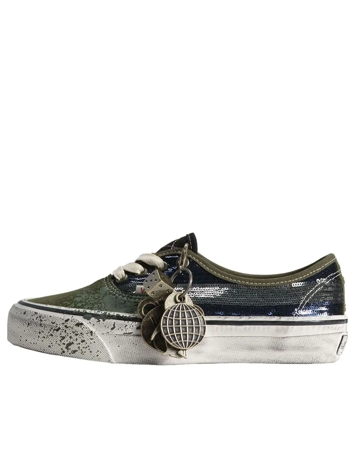 Кроссовки Vans Authentic Premium 'Charms' — изображение 1 из 5, зеленый/синий
