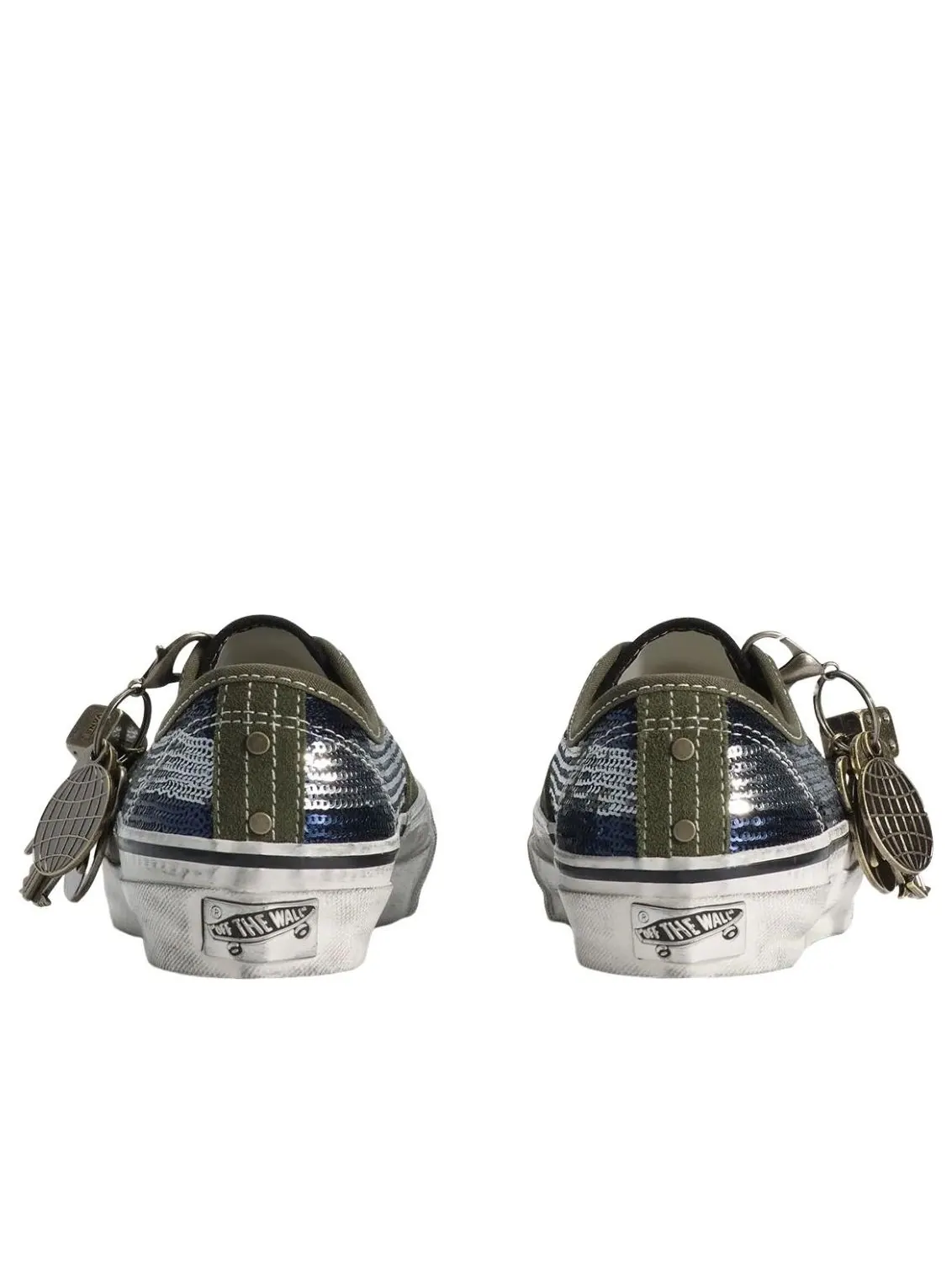 Кроссовки Vans Authentic Premium 'Charms' — изображение 5 из 5, зеленый/синий