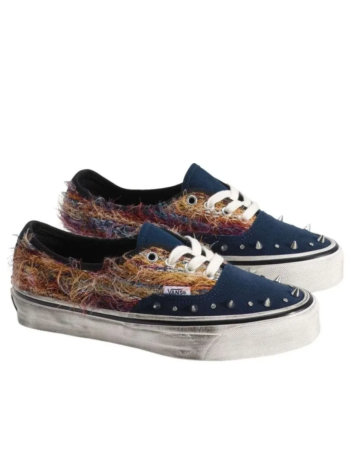 Мужские кеды с низким верхом Vans Authentic Ibiza Navy Blue — изображение 2 из 4, темно-синий