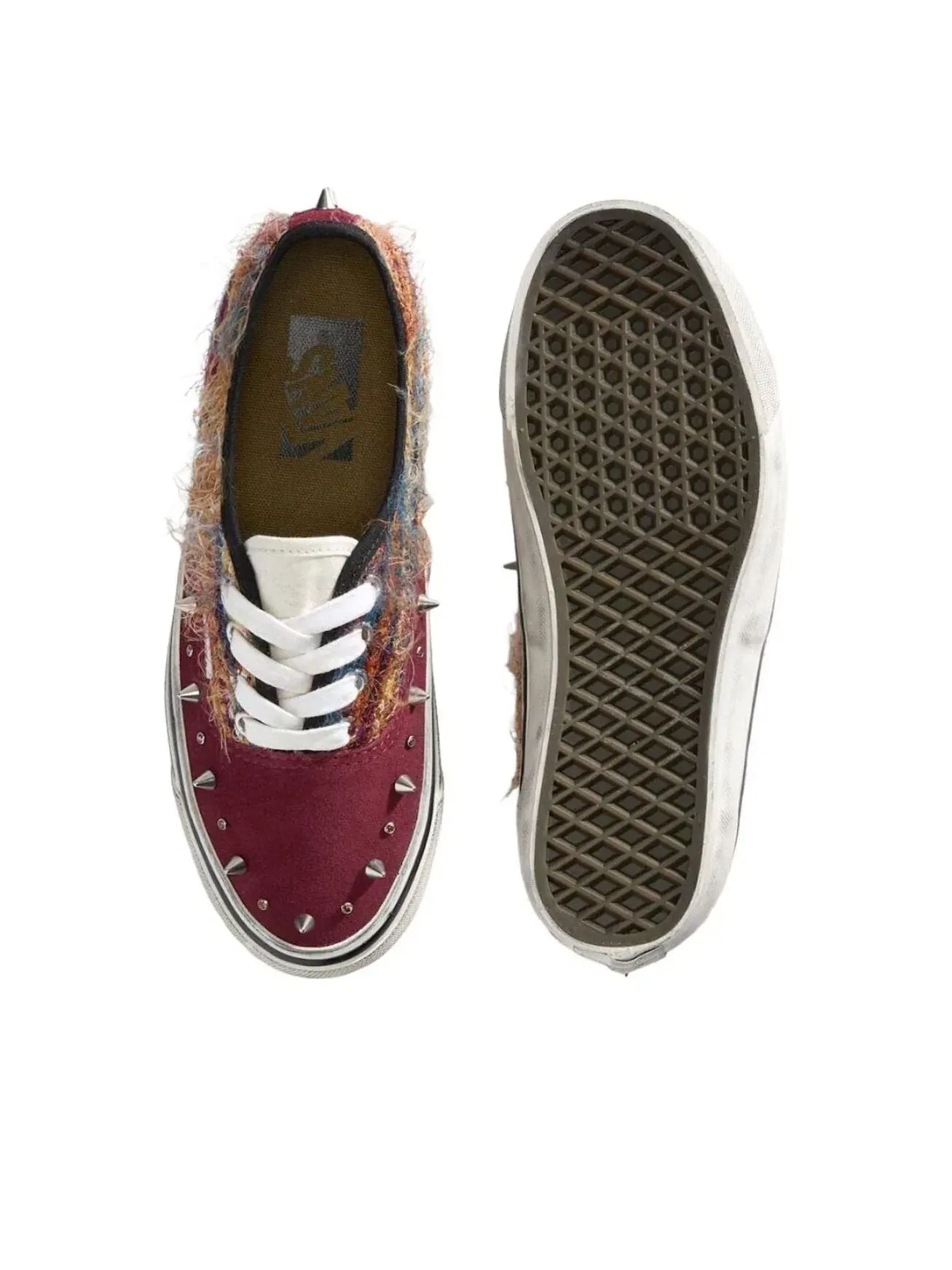 Мужские кеды с низким верхом Vans Authentic — изображение 4 из 4, бордовый