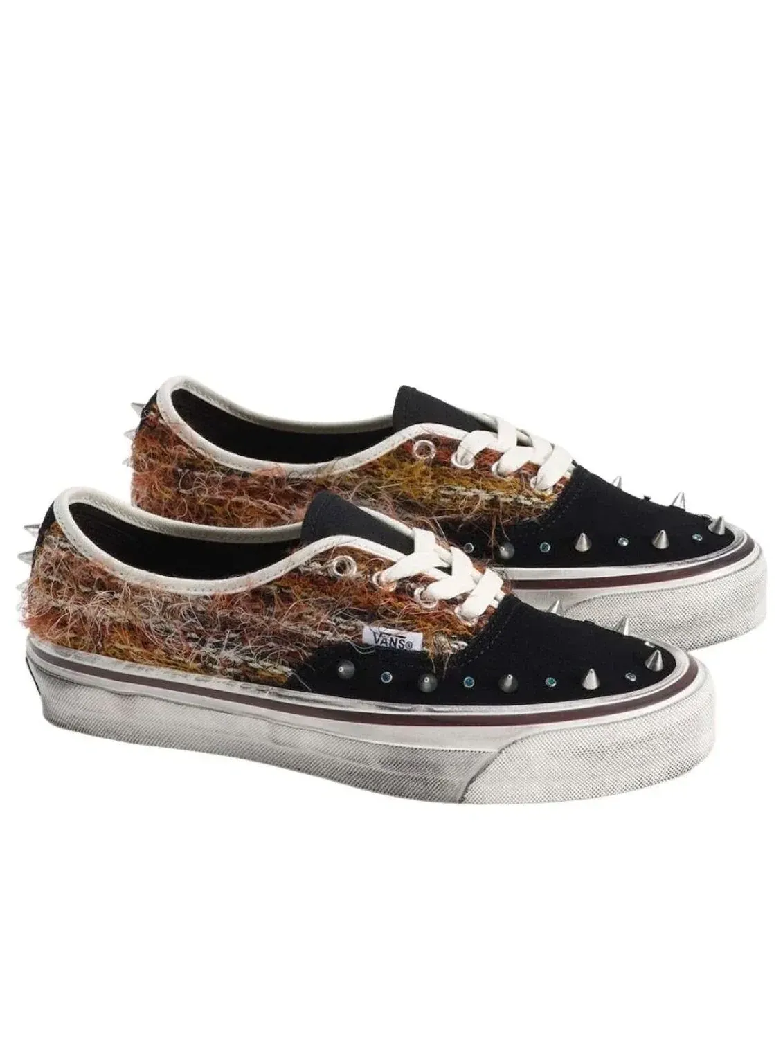 Мужские кеды с принтом Authentic Vans — изображение 2 из 4, черный
