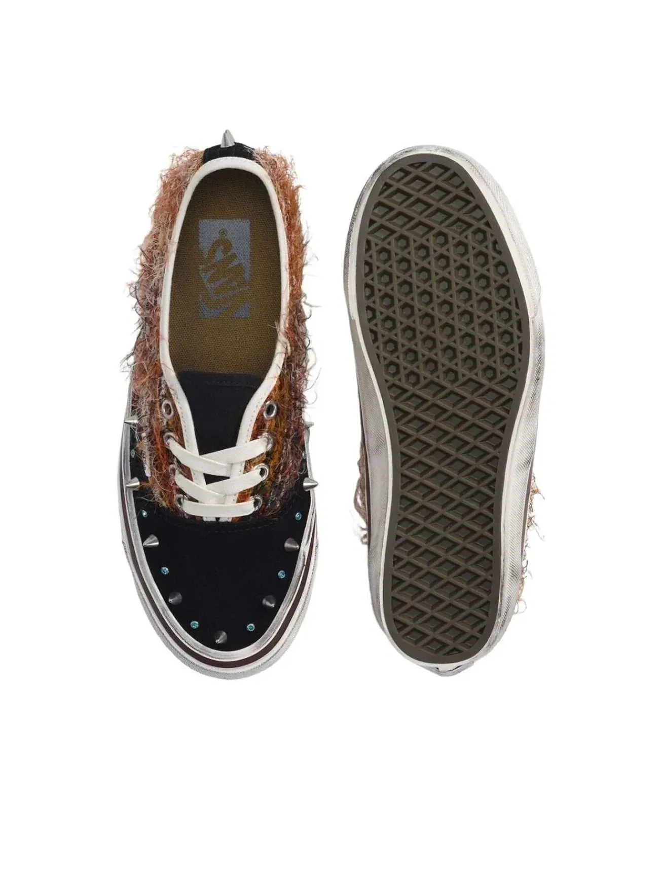 Мужские кеды с принтом Authentic Vans — изображение 4 из 4, черный
