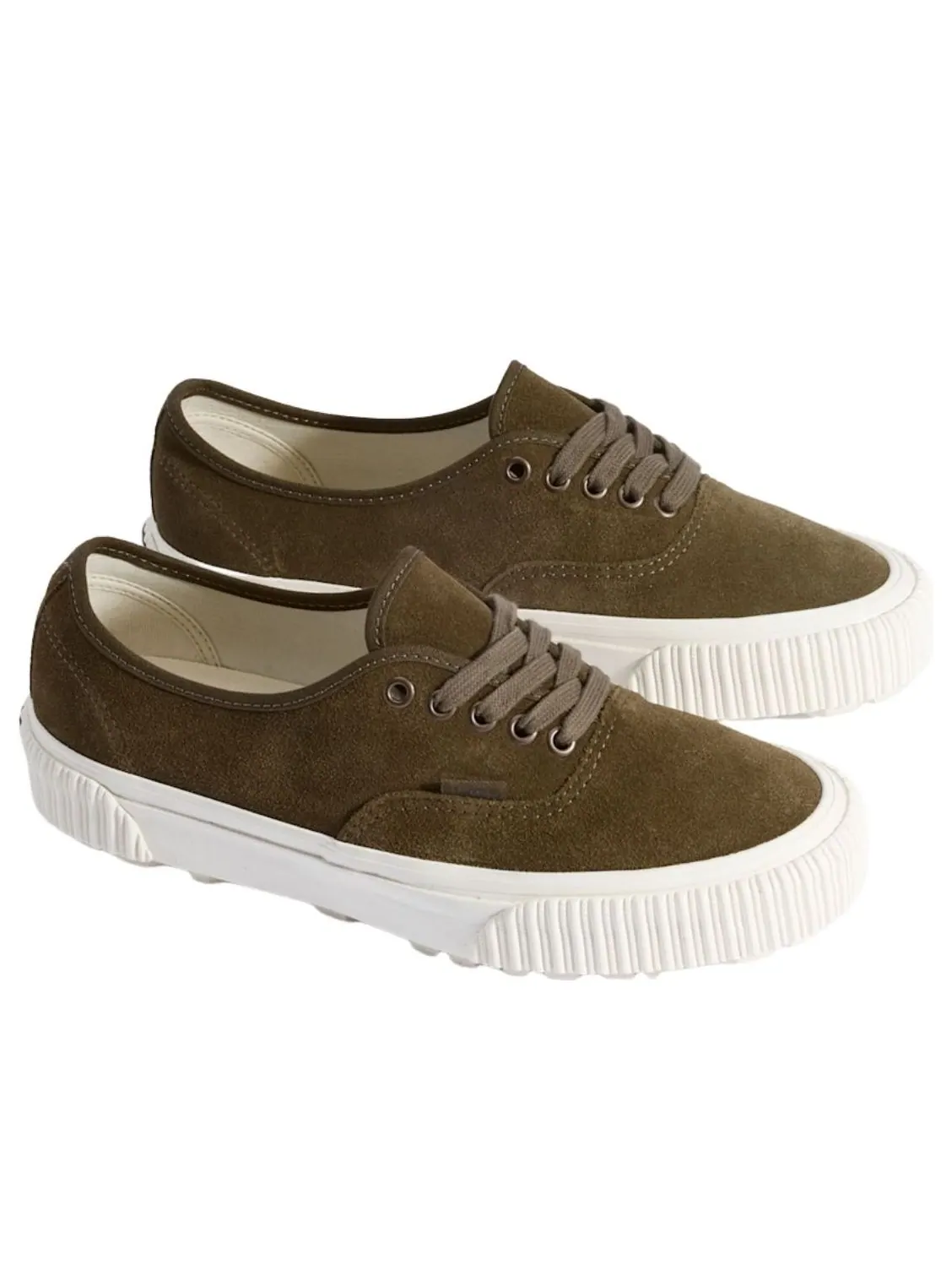 Vans Premium LX Authentic 44 V-Lug 'Brown Coffee' — изображение 2 из 4, коричневый//белый