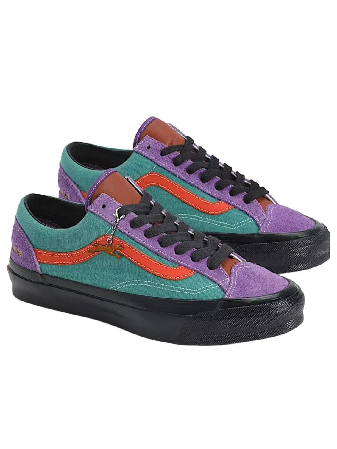 Кеды Vans x Julian Klincewicz Old Skool 36 'Ivy Green' VN000DC0IVG — изображение 2 из 4, фиолетовый