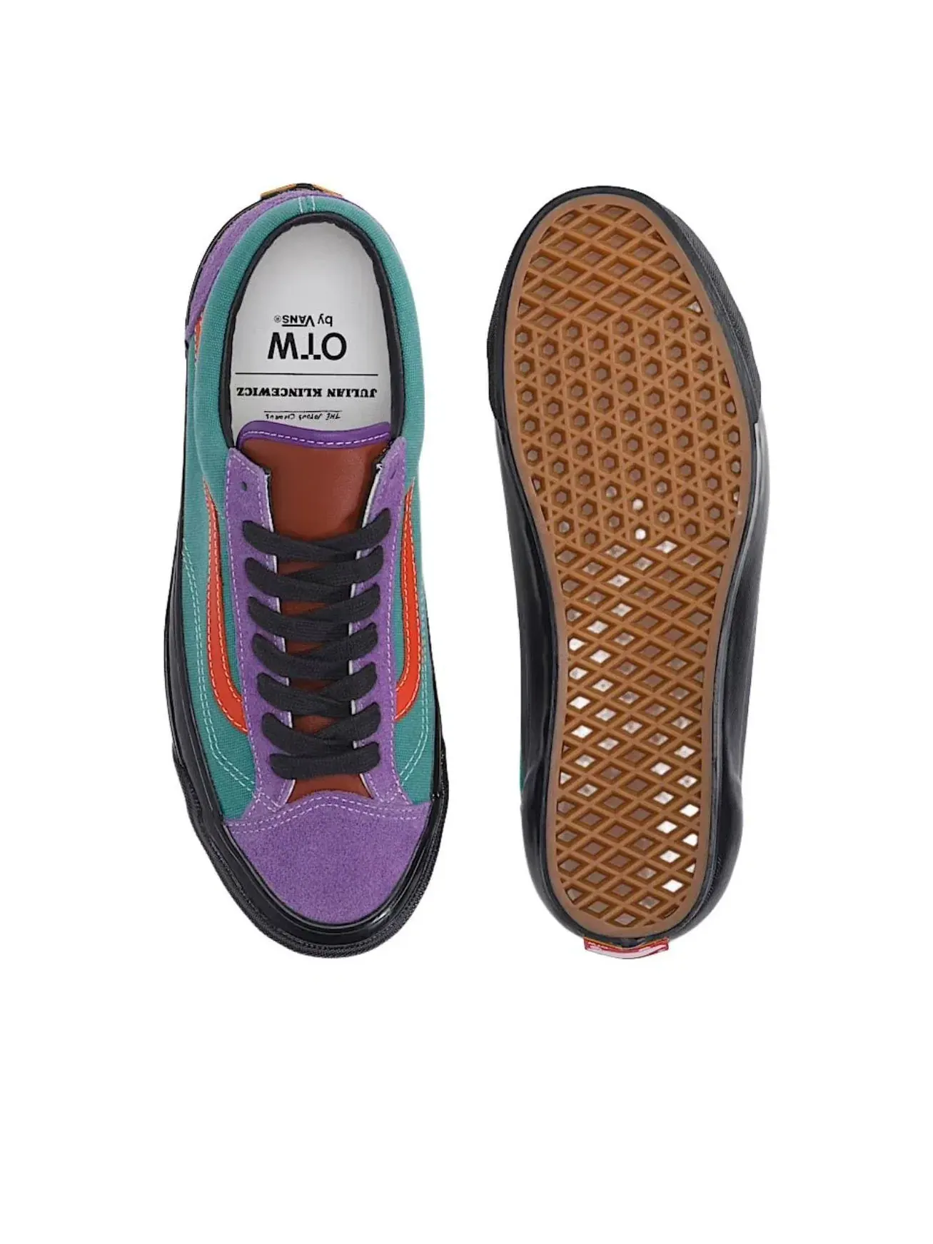 Кеды Vans x Julian Klincewicz Old Skool 36 'Ivy Green' VN000DC0IVG — изображение 3 из 4, фиолетовый