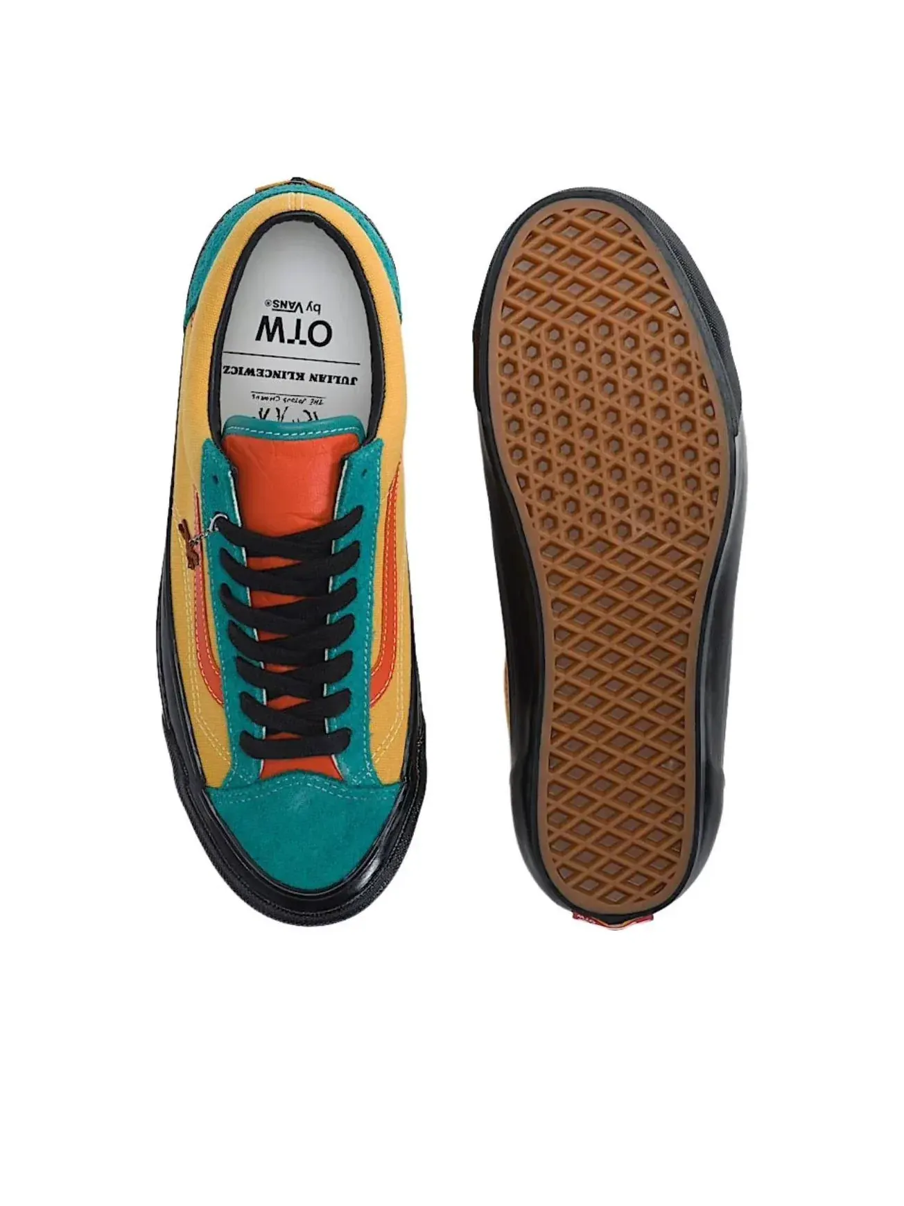 Кеды Vans x Julian Klincewicz Old Skool 36 'Mango Mojito Orange' VN000DC0UXM — изображение 3 из 4, оранжевый