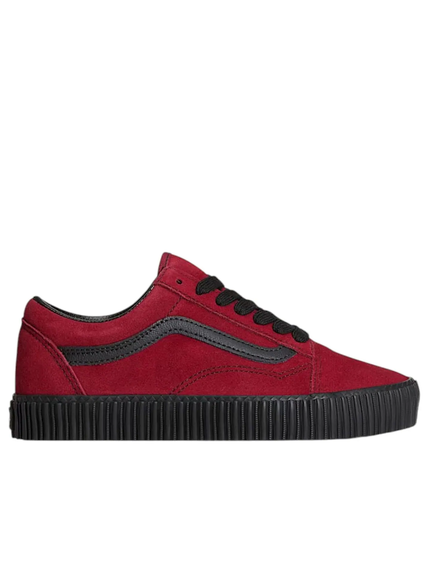 Кроссовки Vans Old Skool Creeper 'Bordeaux Red' — изображение 5 из 5, бордовый