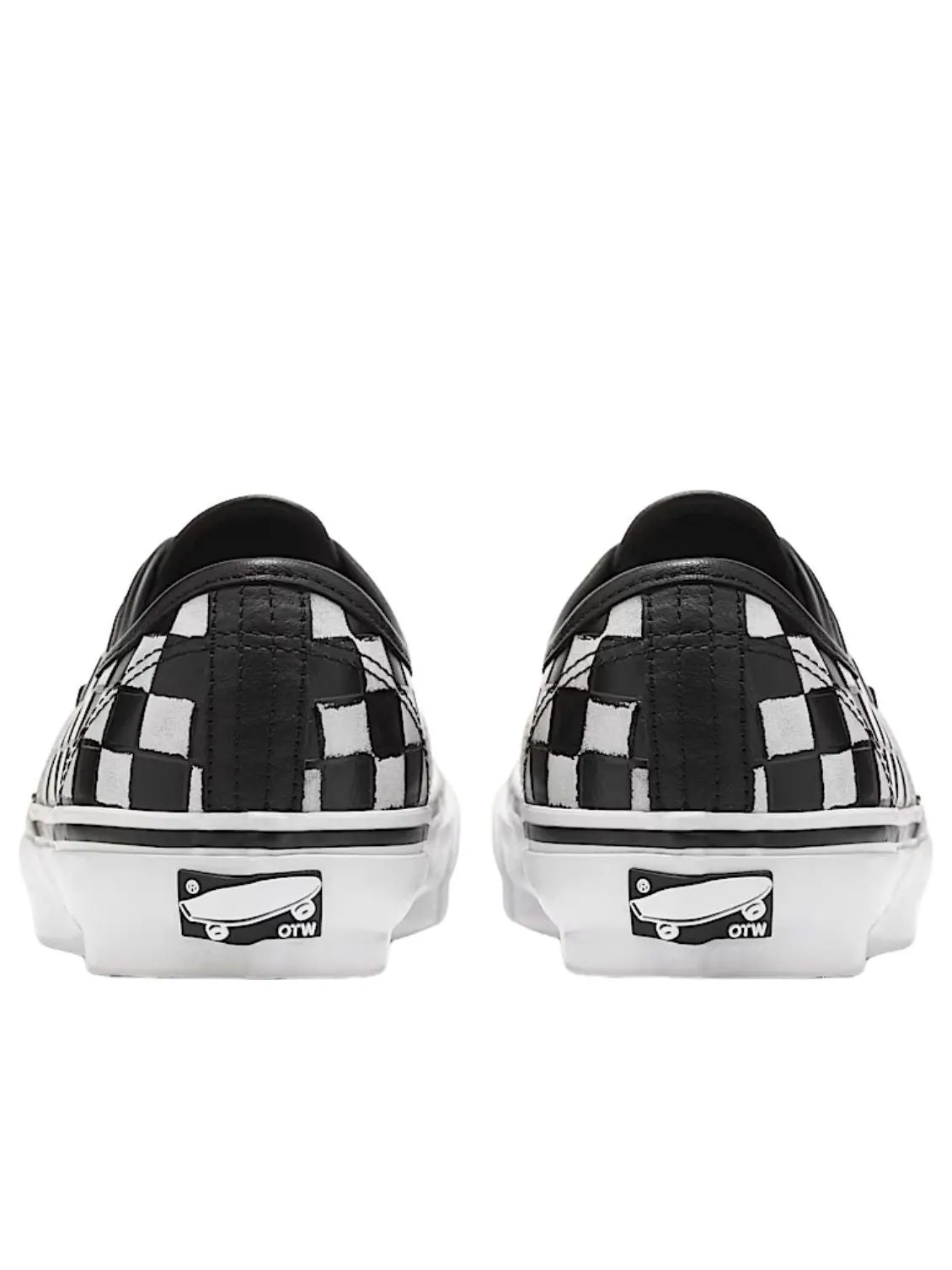 Vans OTW Authentic 44 Vibram 'Checkerboard White Black' — изображение 4 из 4, белый/черный