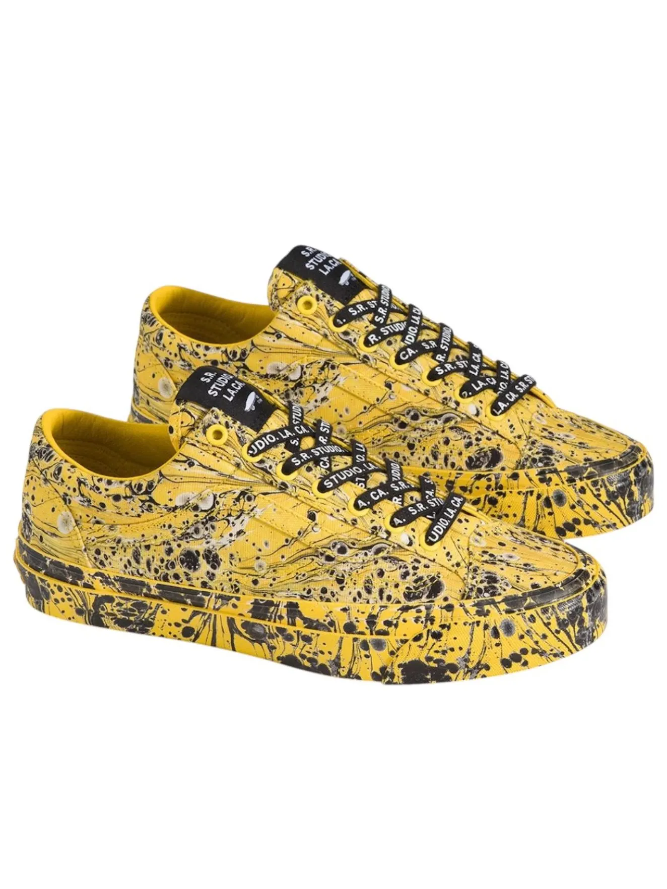 Кроссовки Vans x S.R. STUDIO. LA. CA. Old Skool 36 Vibram 'Cyber Yellow Marbled' — изображение 2 из 4, желтый