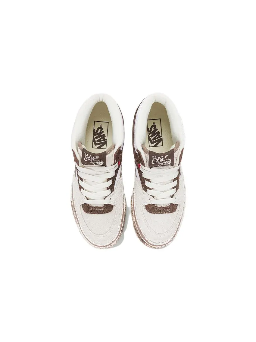 Кроссовки Vans Half Cab 'White Brown' — изображение 3 из 5, белый