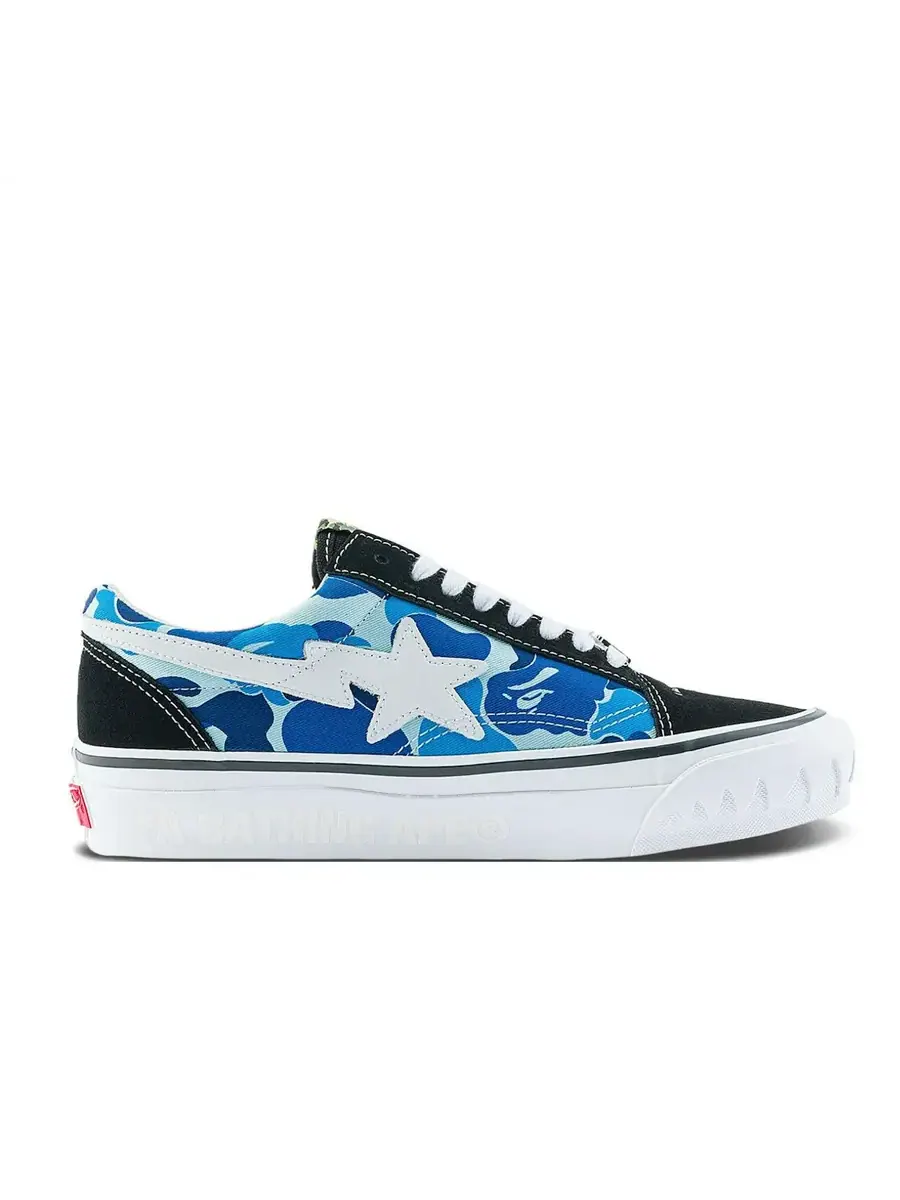 Кроссовки Vans x Bape ABC LX Old Skool 'Multi Color Camo' — изображение 2 из 5, мульти