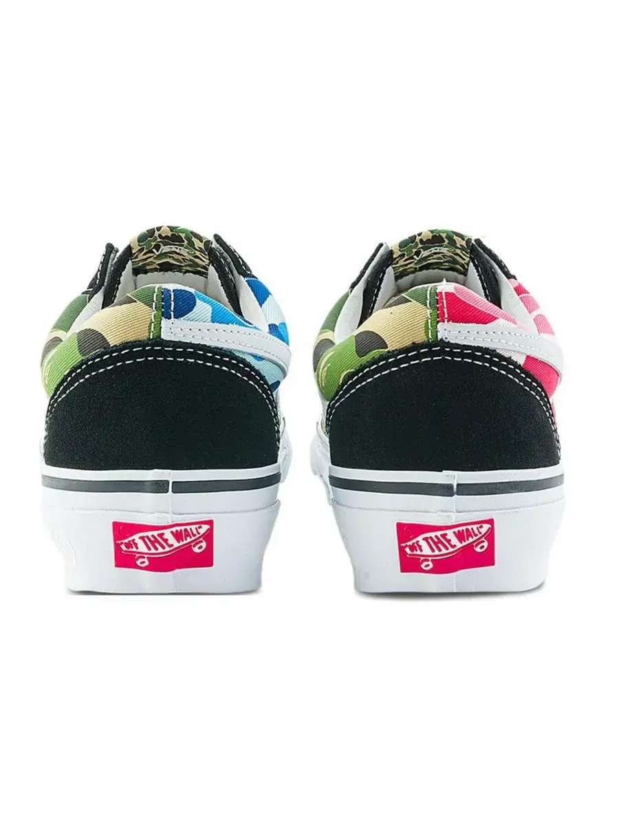 Кроссовки Vans x Bape ABC LX Old Skool 'Multi Color Camo' — изображение 4 из 5, мульти