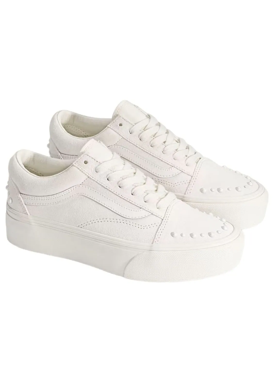 Vans Old Skool Platform 'Marshmallow White' — изображение 2 из 4, белый