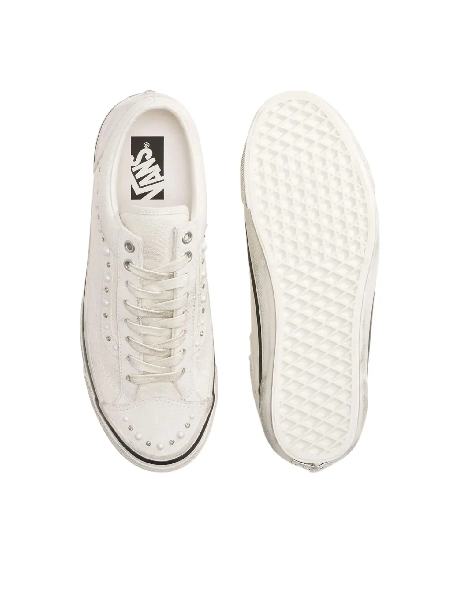 Vans Old Skool 36 Pearlized Pack 'Marshmallow' — изображение 3 из 5, белый/черный
