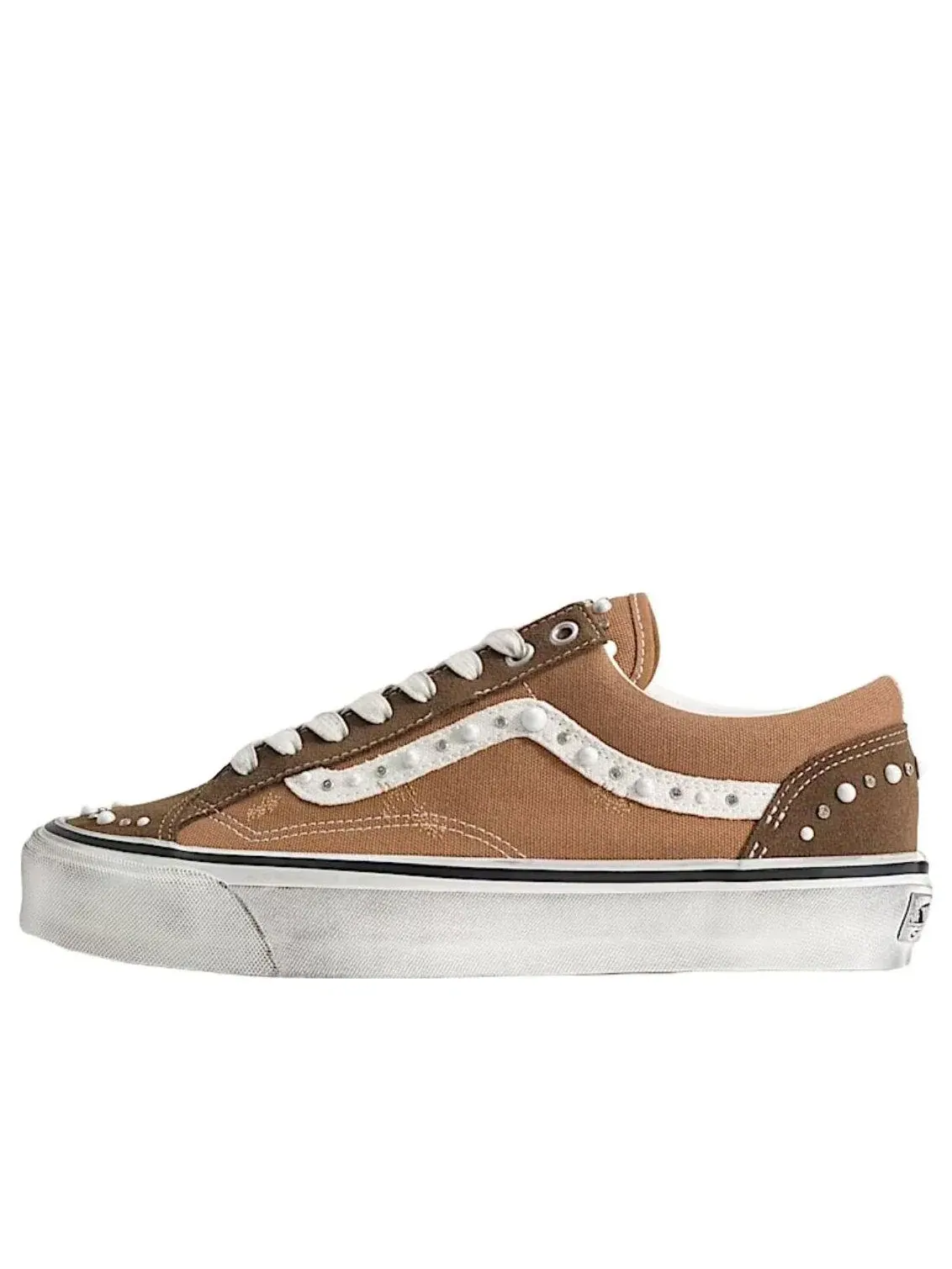 Кеды Vans Premium Old Skool 36 Pearlized 'Vintage Cocoa Brown' VN000E8VFST — изображение 1 из 4, коричневый