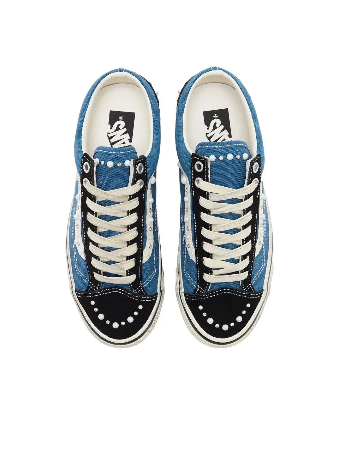 Кроссовки Vans Old Skool 36 'Pearlized Navy' — изображение 3 из 5, темно-синий